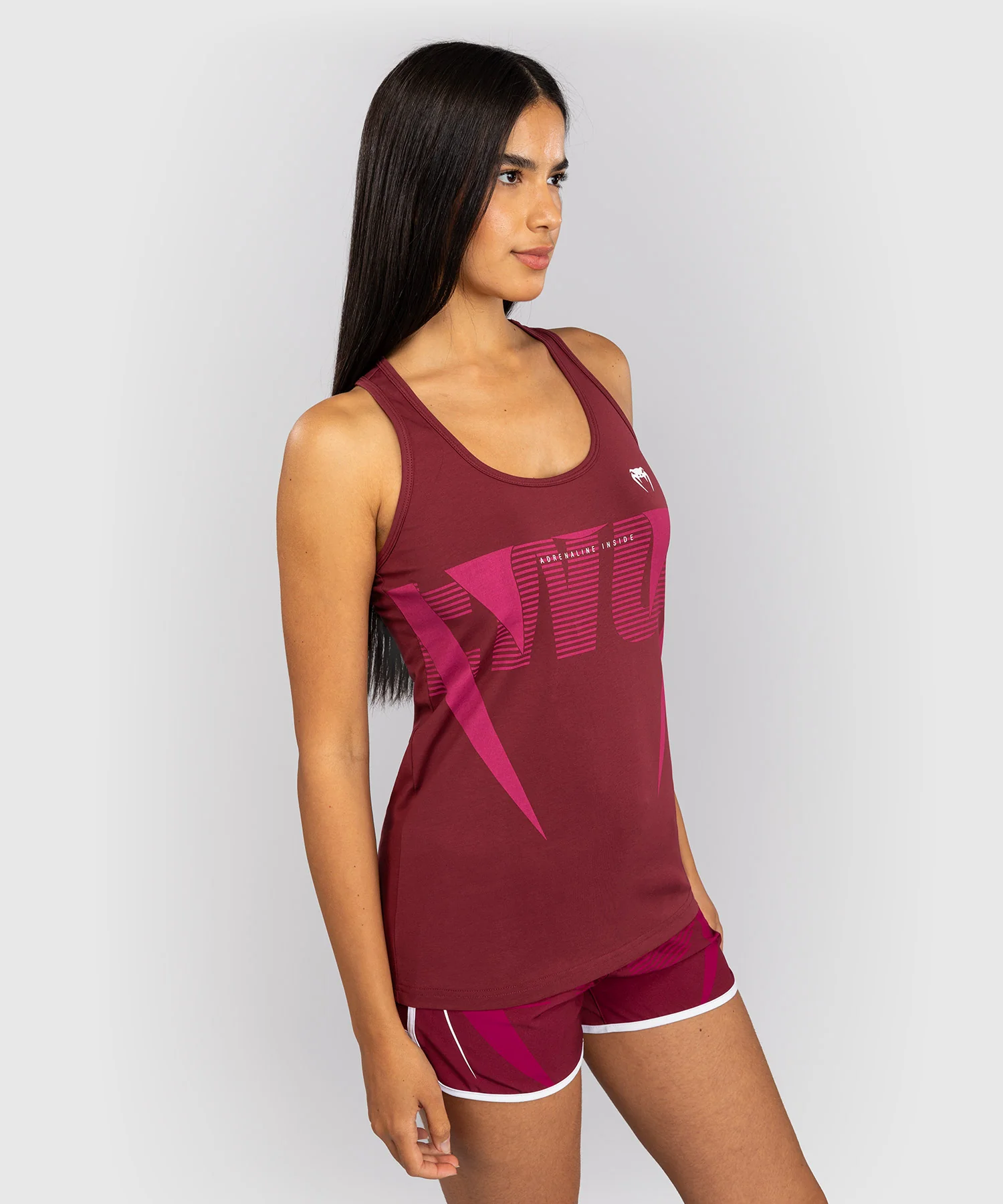 Débardeur Femme Venum Adrenaline – Bordeaux/Rose - Image 2