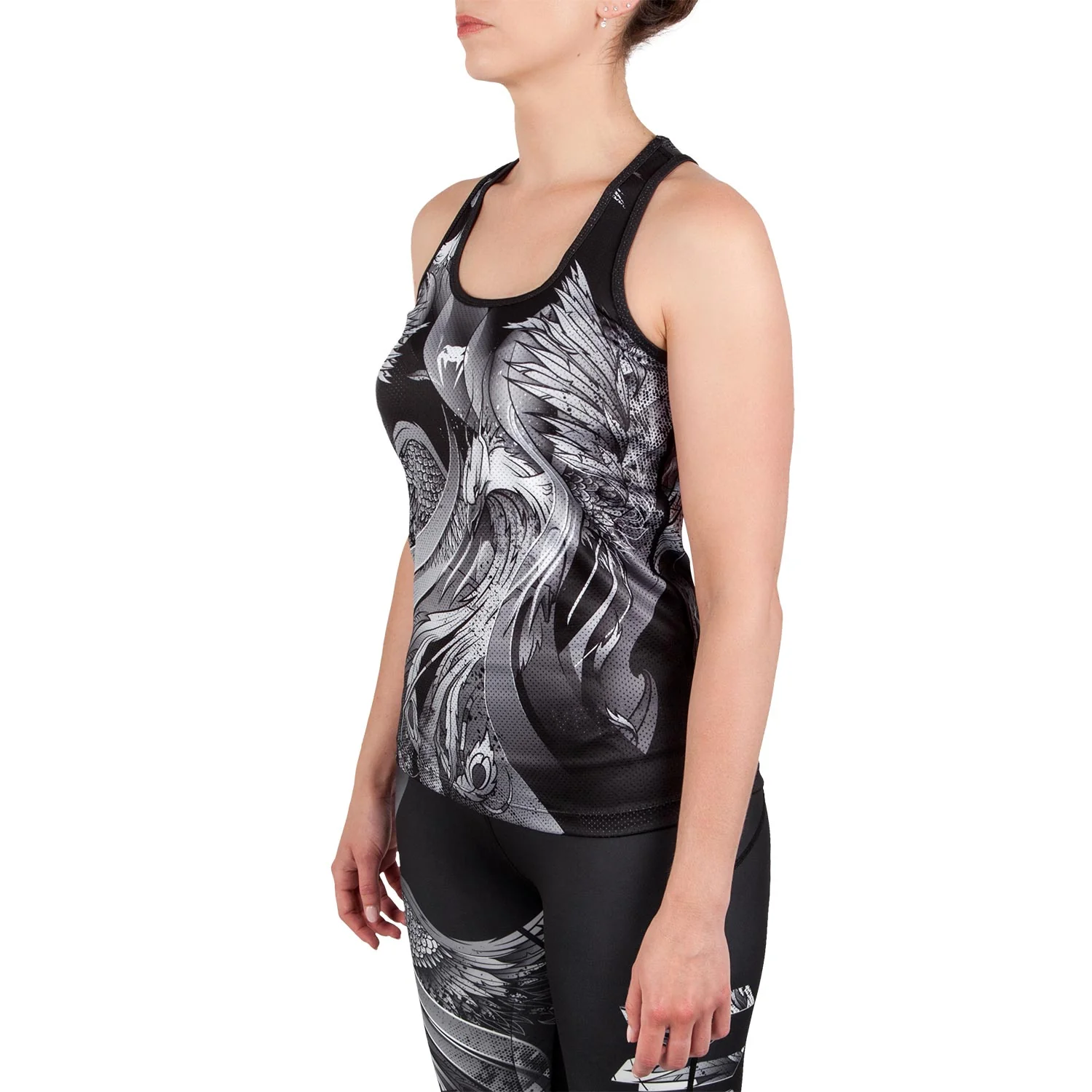 Débardeur Femme Venum Phoenix - Noir/Blanc - Image 2