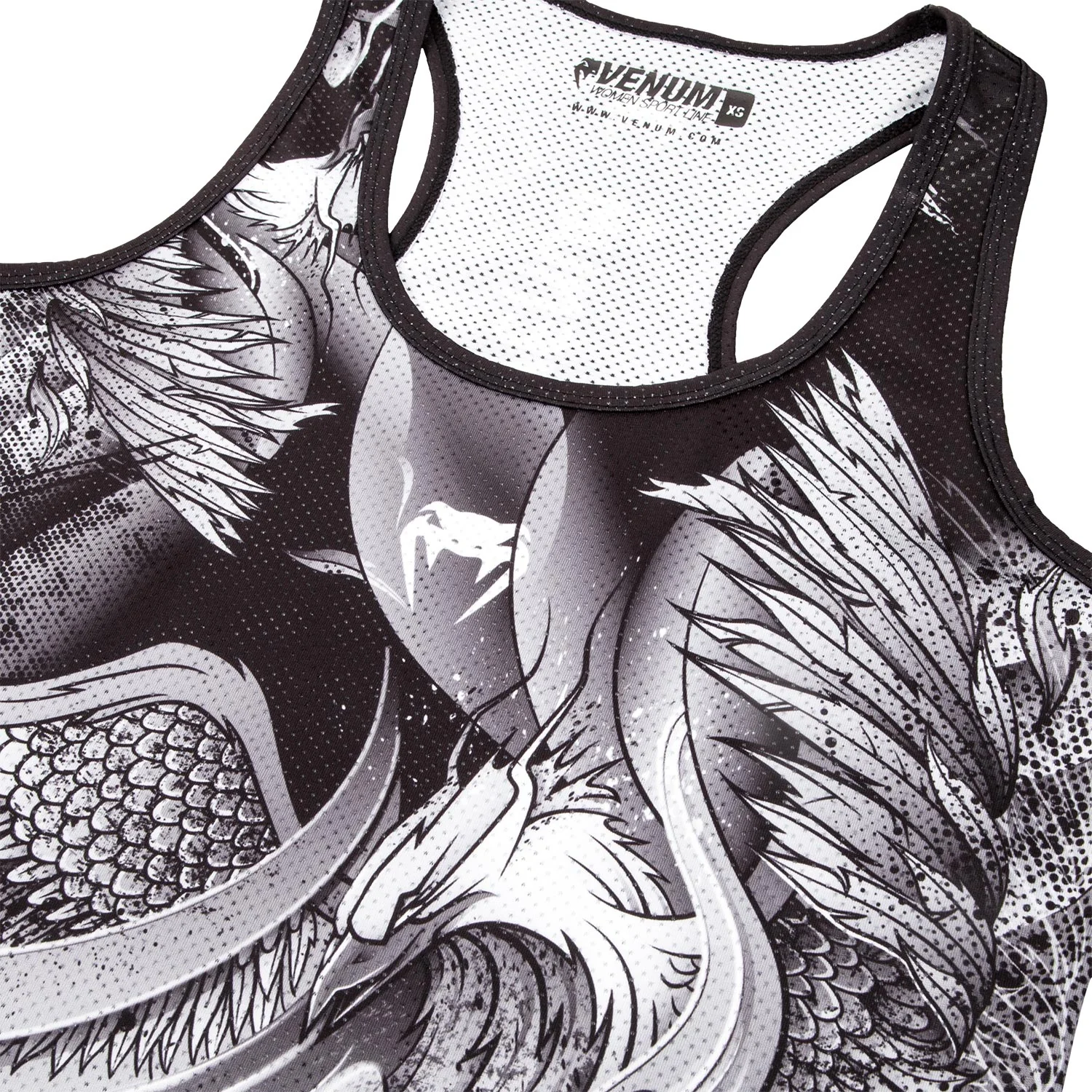 Débardeur Femme Venum Phoenix - Noir/Blanc - Image 4
