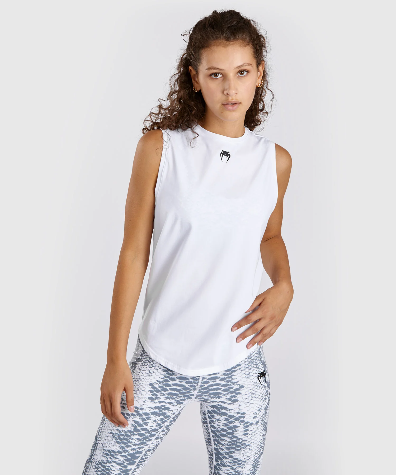 Débardeur Femme Venum White Snake - Blanc - Image 3