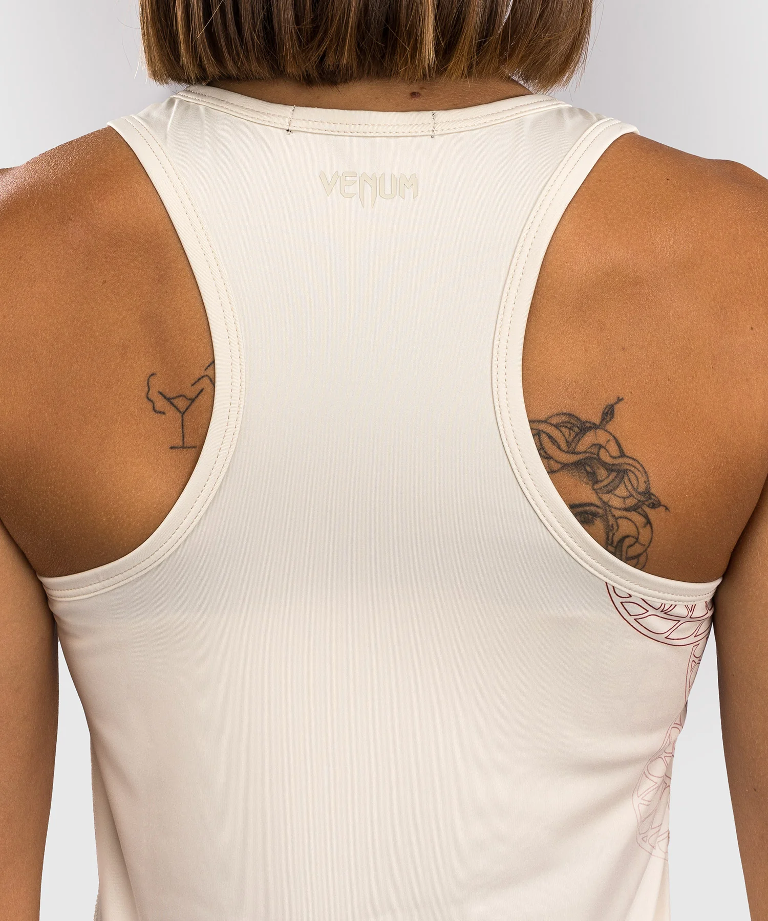 Débardeur pour Femmes Venum Serpenti – Ivoire/Bordeaux - Image 6