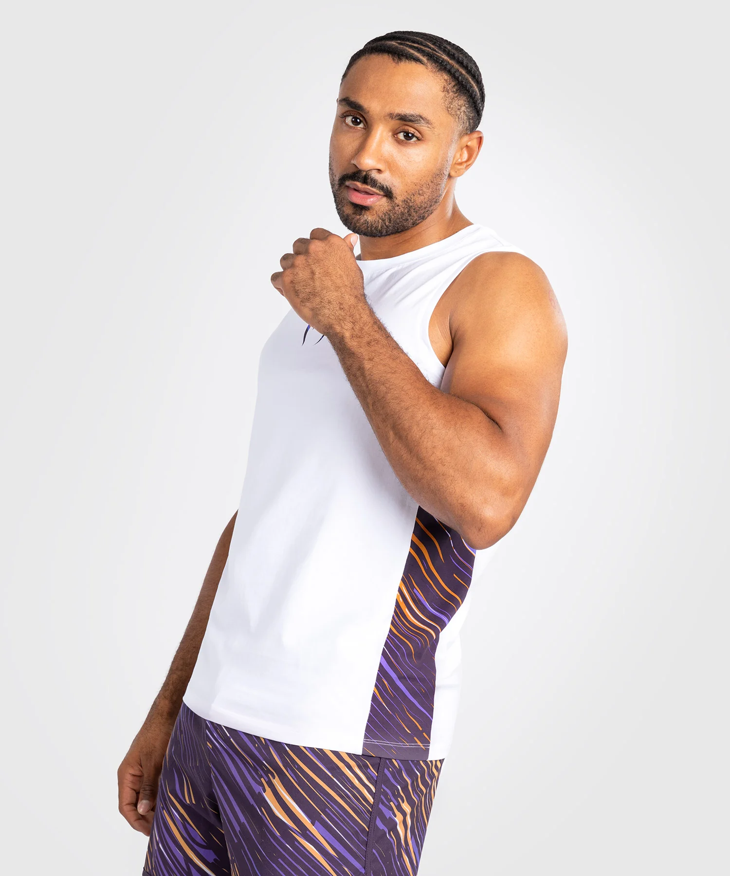Débardeur pour Hommes Venum Rapid - Blanc/Violet Foncé - Image 2
