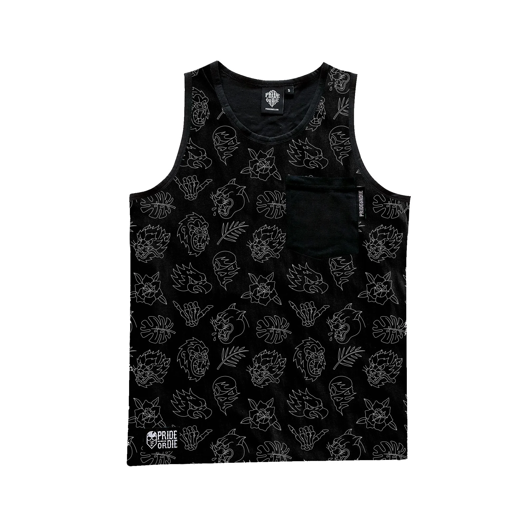 Débardeur Pride Or Die Wild Side - Noir