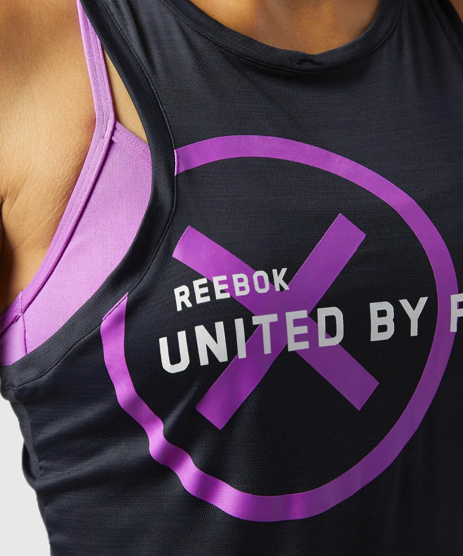 Débardeur Reebok Activchill - Noir/Rose - Image 6