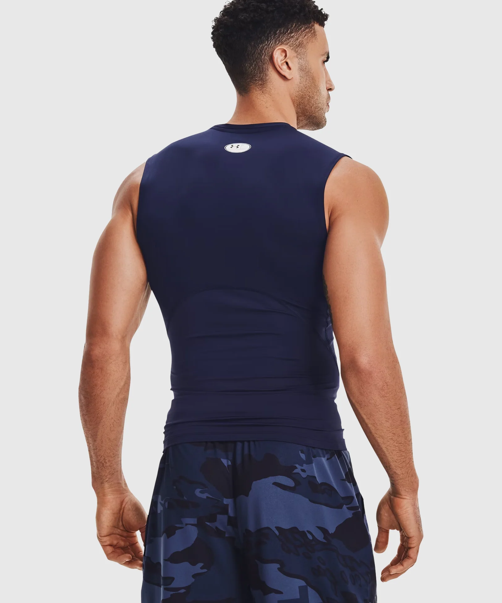 Débardeur Under Armour Heatgear® Armour - Bleu Marine - Image 2