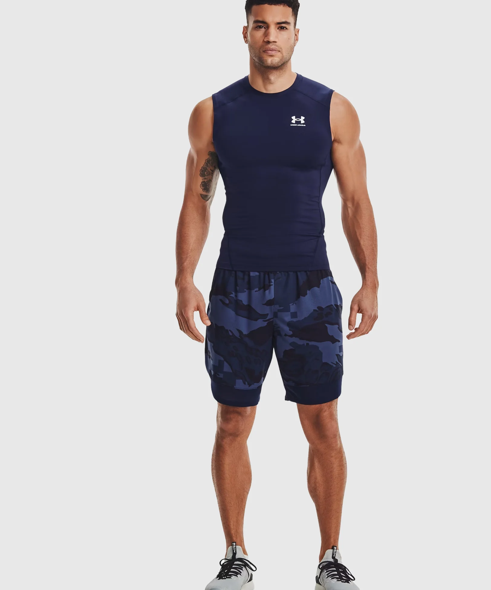 Débardeur Under Armour Heatgear® Armour - Bleu Marine - Image 3