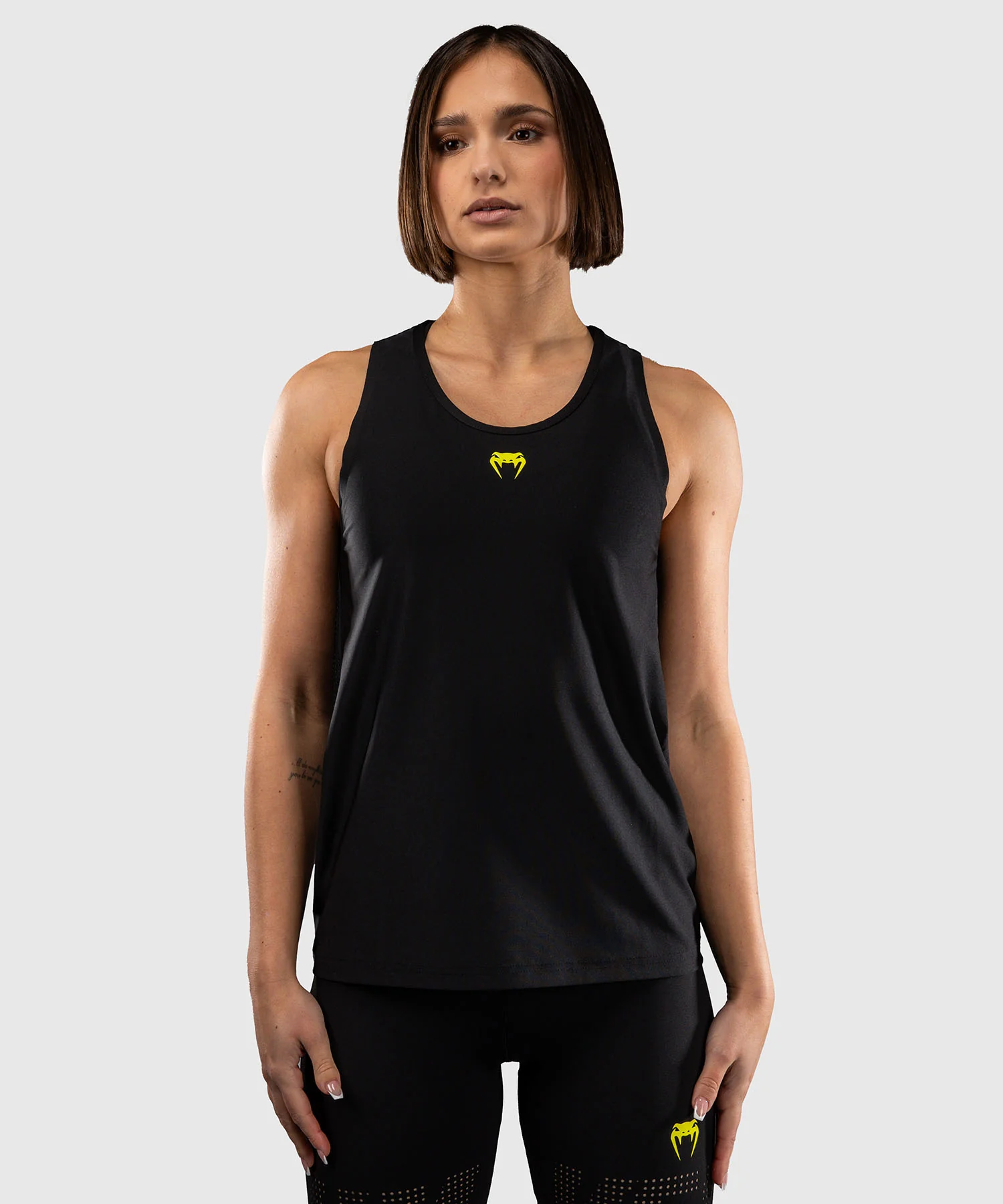 Débardeur Venum Lazer Dry Tech Pour Femme - Noir/Jaune