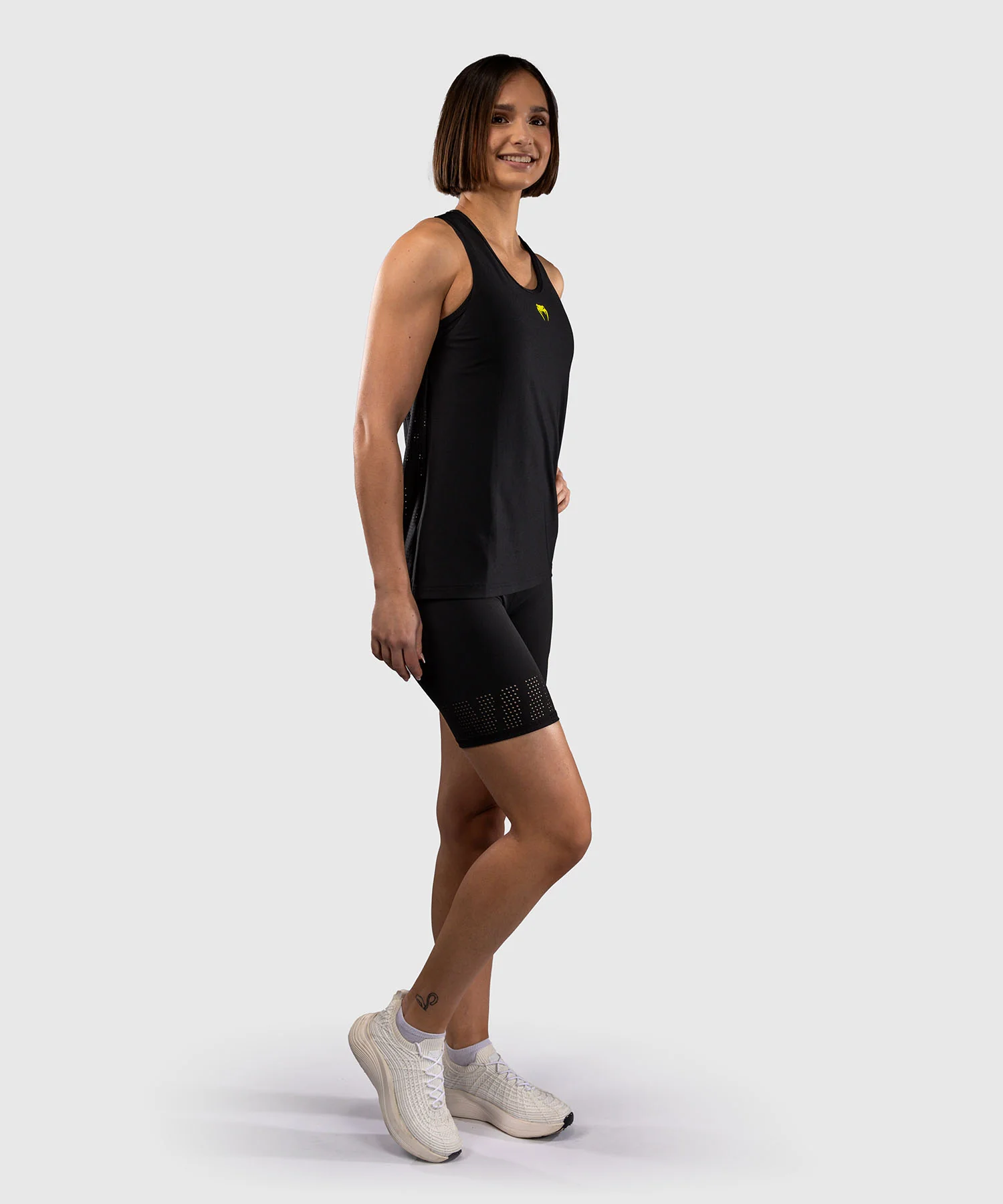 Débardeur Venum Lazer Dry Tech Pour Femme - Noir/Jaune - Image 6