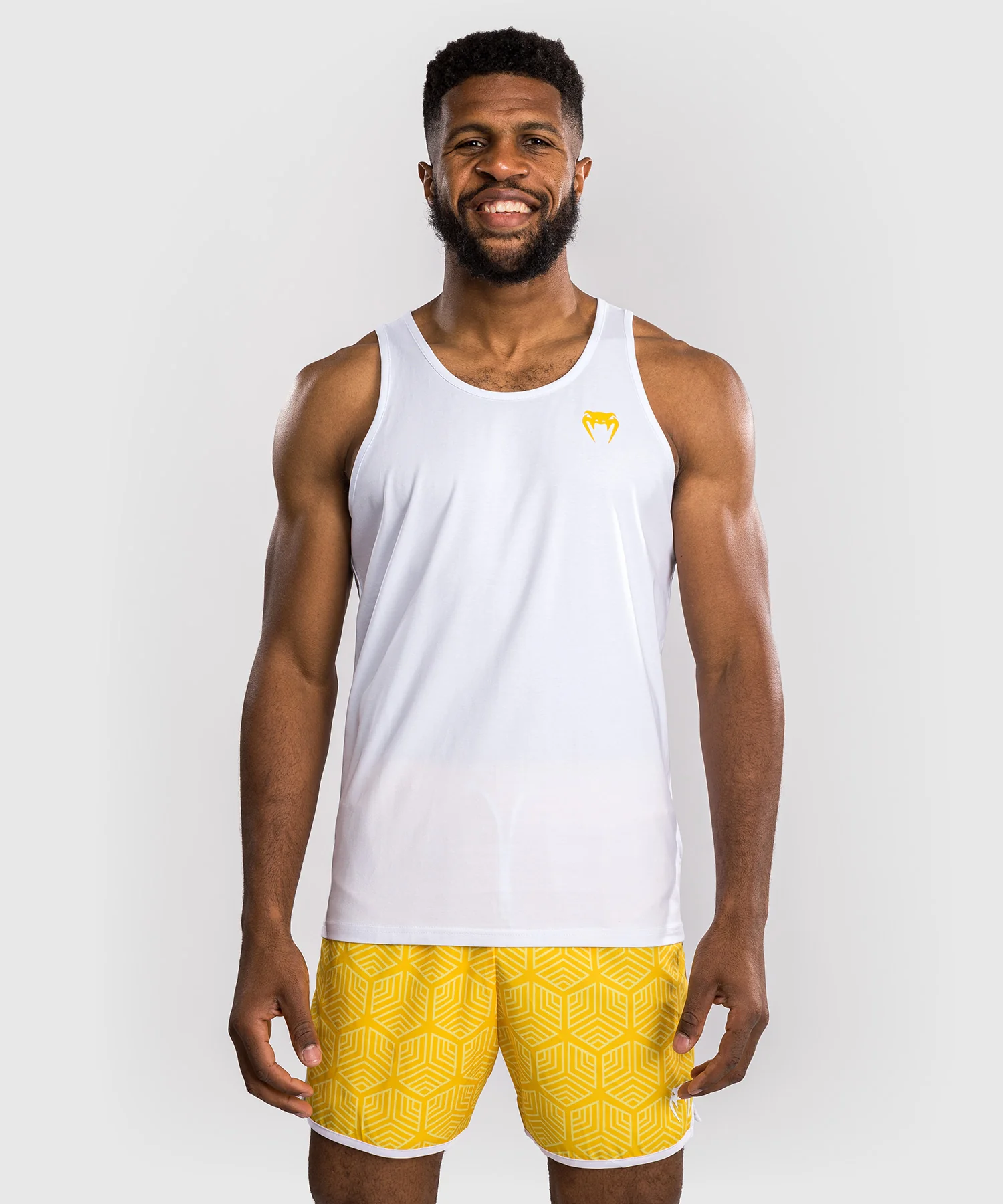 Débardeur Venum Octane - Blanc/Jaune Vibrant