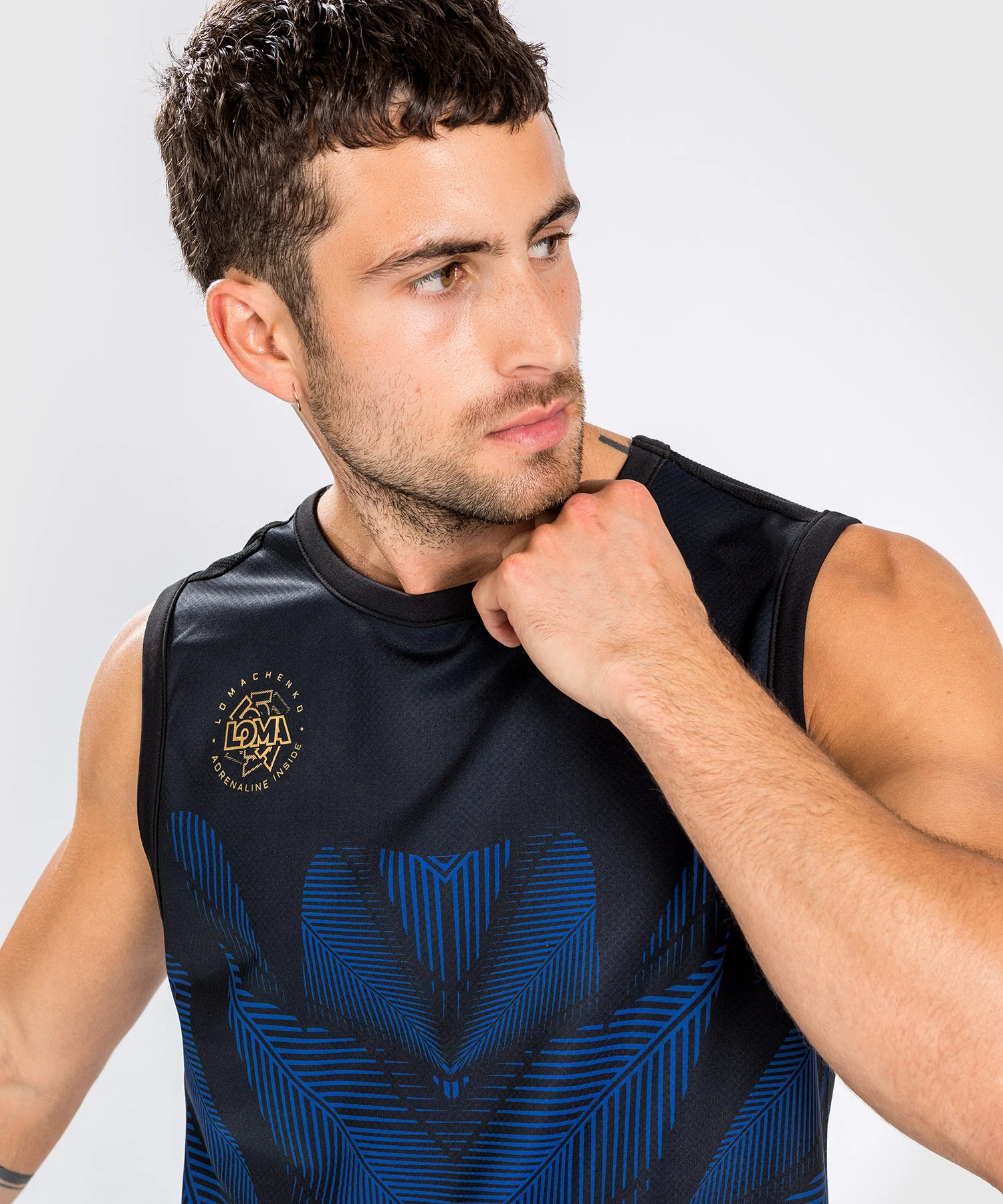 Débardeur Venum Phantom Loma Dry Tech - Noir/Bleu - Image 3