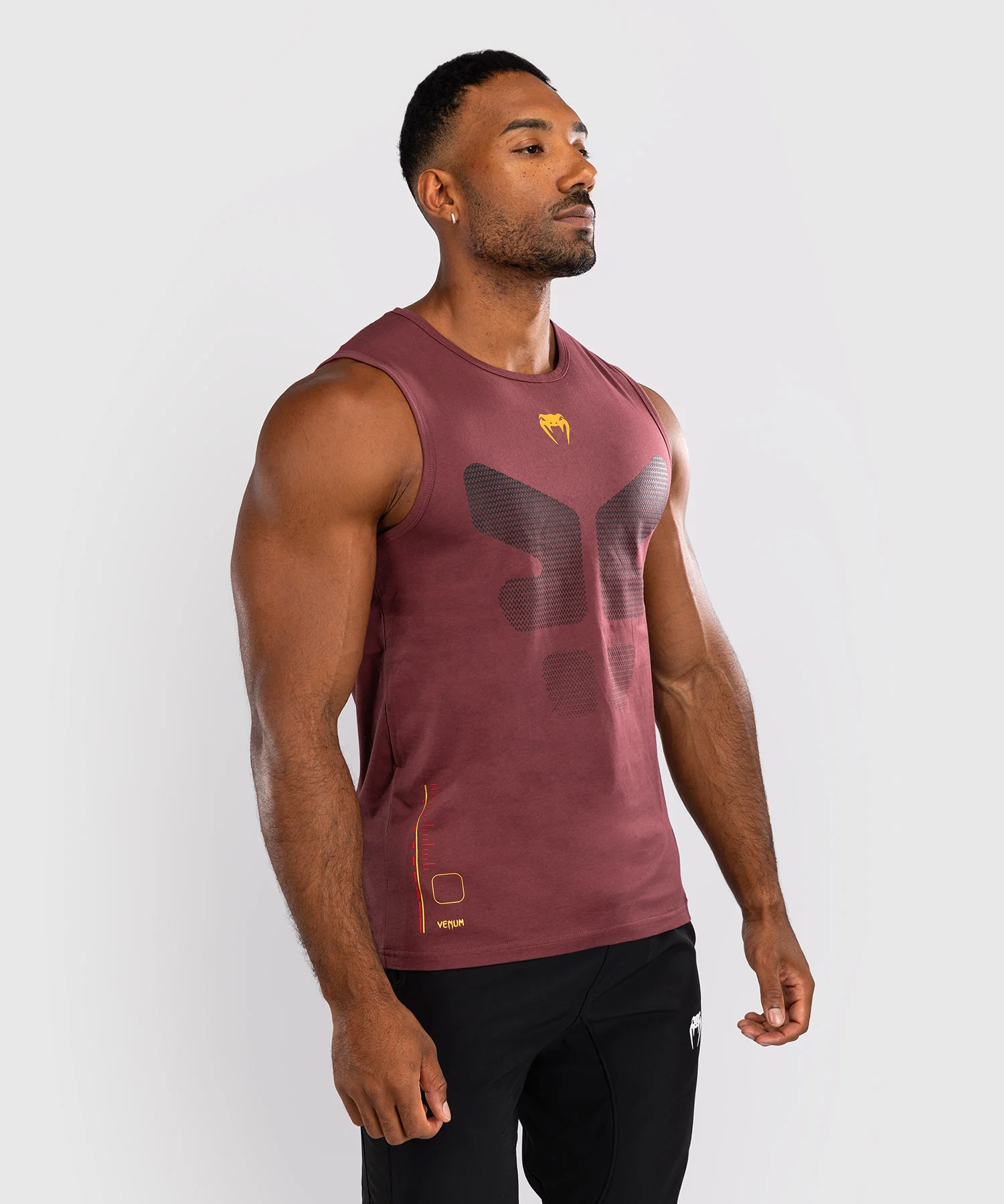 Débardeur Venum Tactical XT- Noir/Bordeaux/Or - Image 4