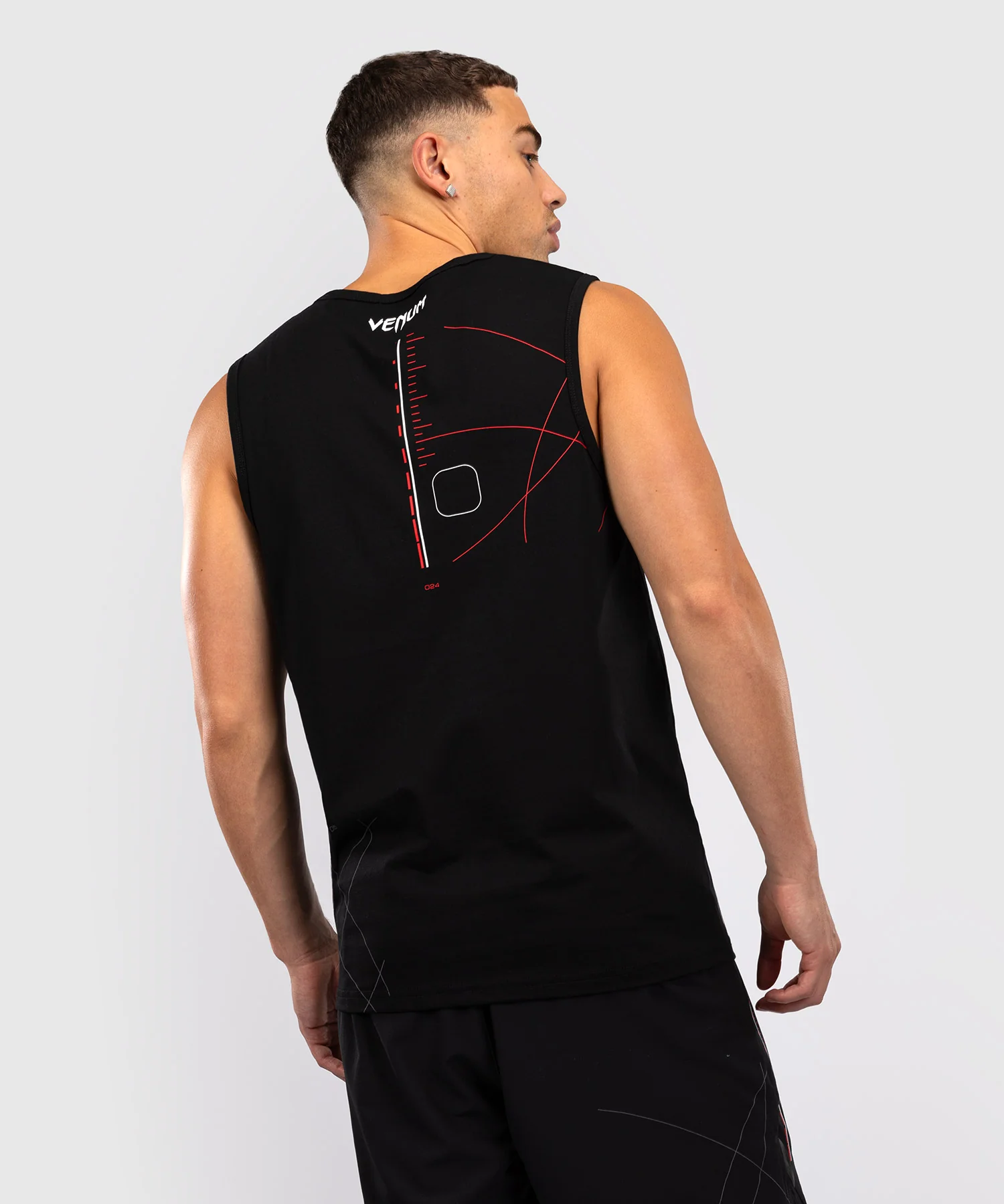 Débardeur Venum Tactical XT- Noir/Rouge Feu - Image 4