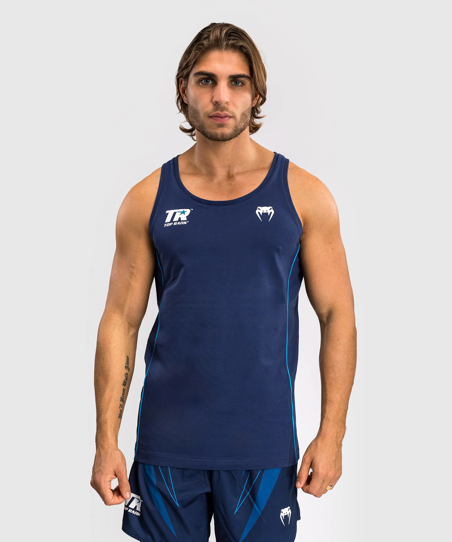 Débardeur Venum x Top Rank Original pour Hommes - Bleu Marine