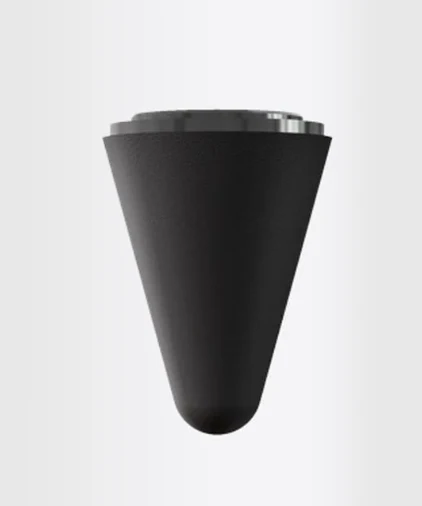Embout Cône de pistolet de massage Theragun - Noir