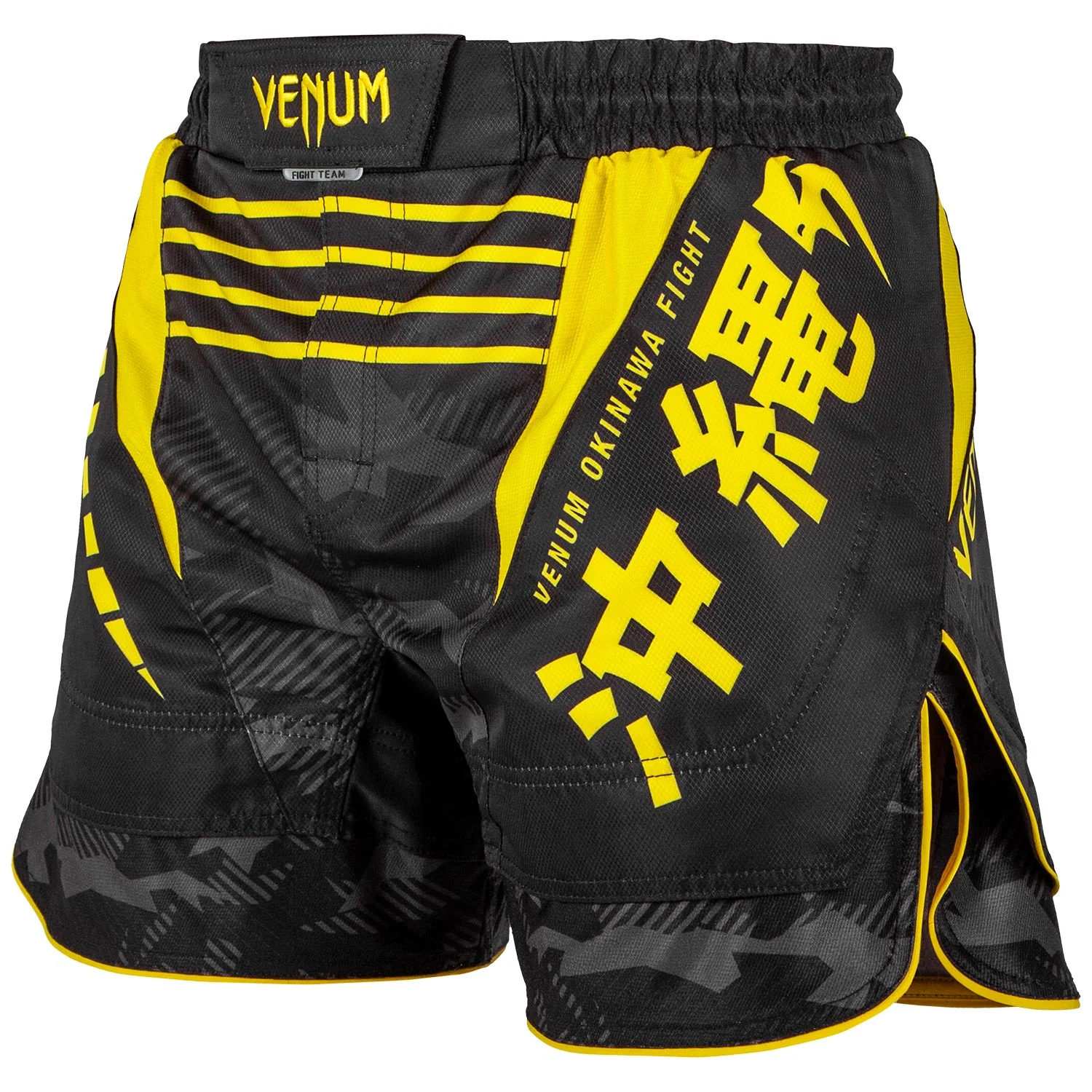 Fightshort court Venum Okinawa 2.0 - Noir/Jaune