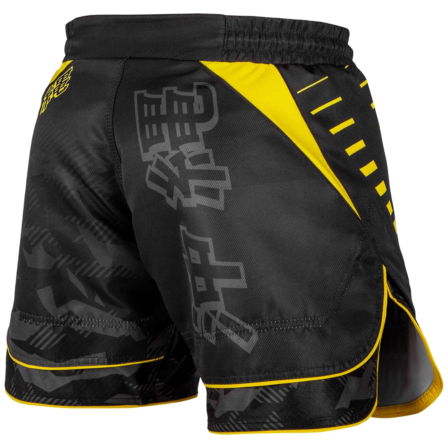 Fightshort court Venum Okinawa 2.0 - Noir/Jaune - Image 4
