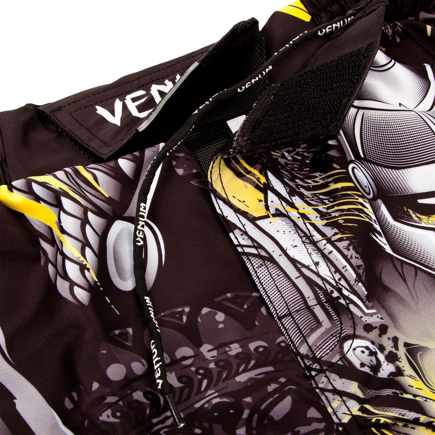 Fightshort court Venum Viking 2.0 - Noir/Jaune - Image 6