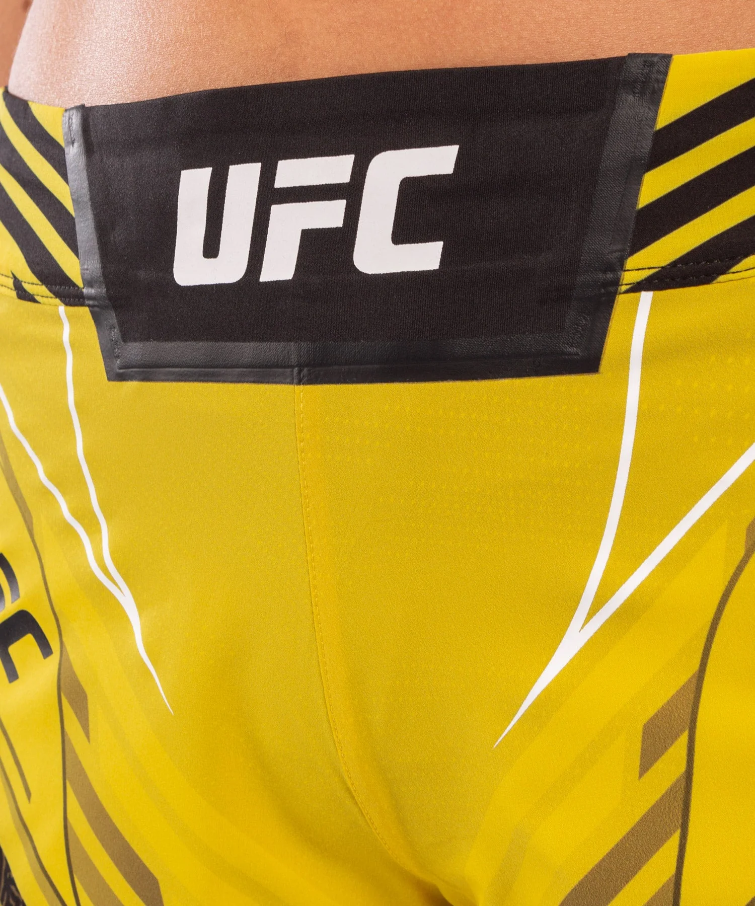Fightshort Femme UFC Venum Authentic Fight Night - Coupe Courte - Jaune - Image 5
