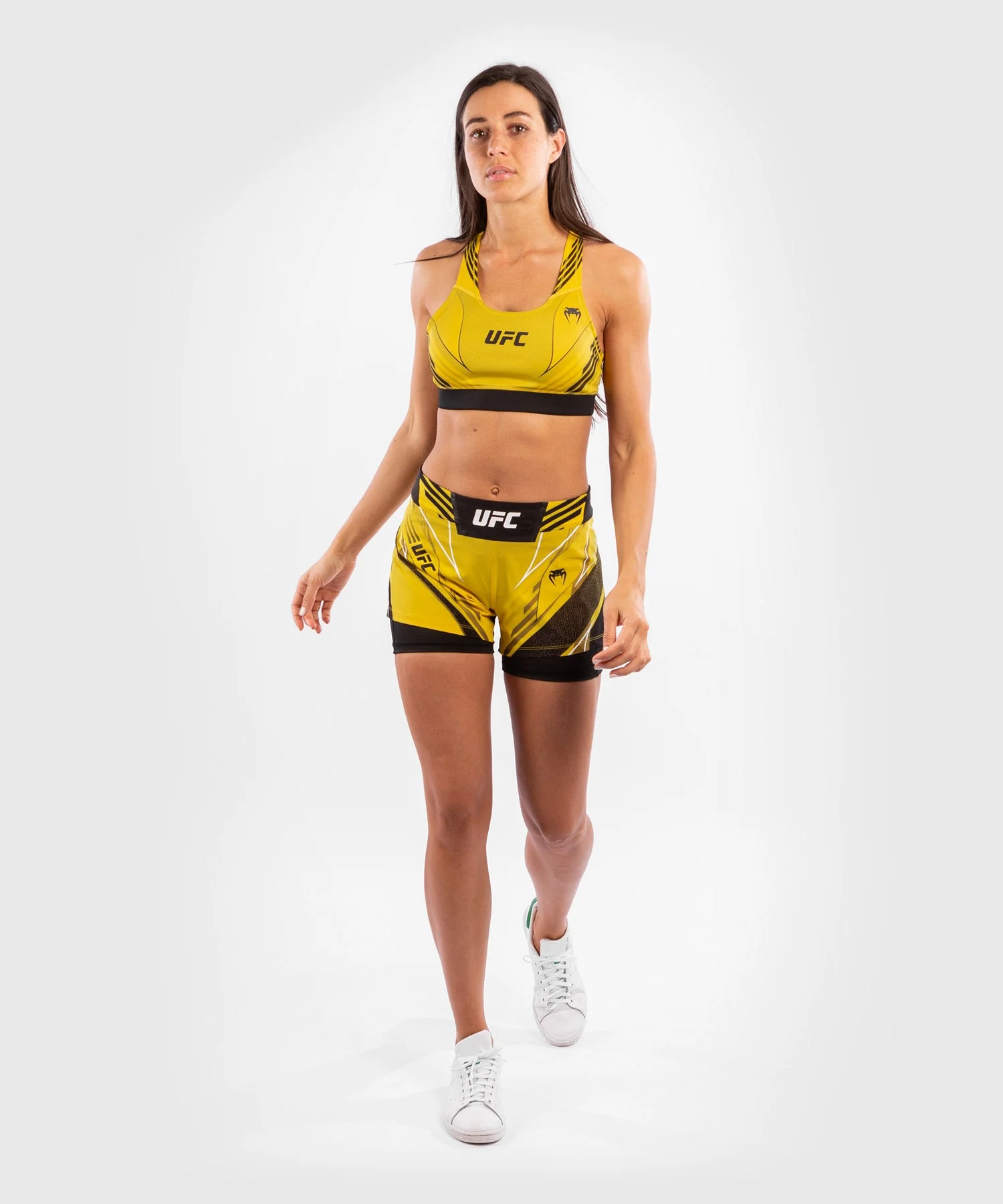 Fightshort Femme UFC Venum Authentic Fight Night - Coupe Courte - Jaune - Image 8