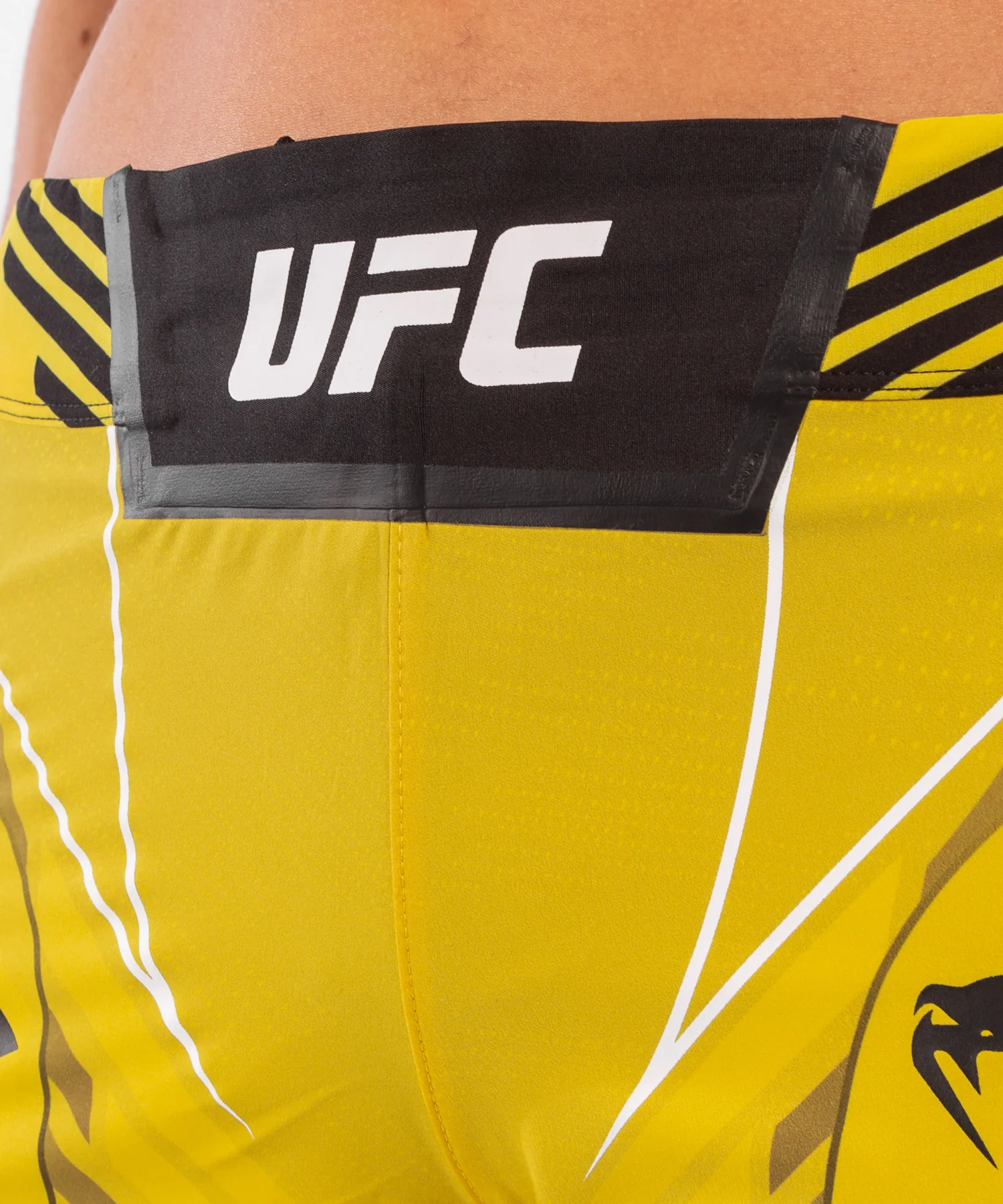 Fightshort Femme UFC Venum Authentic Fight Night - Coupe Longue - Jaune - Image 5