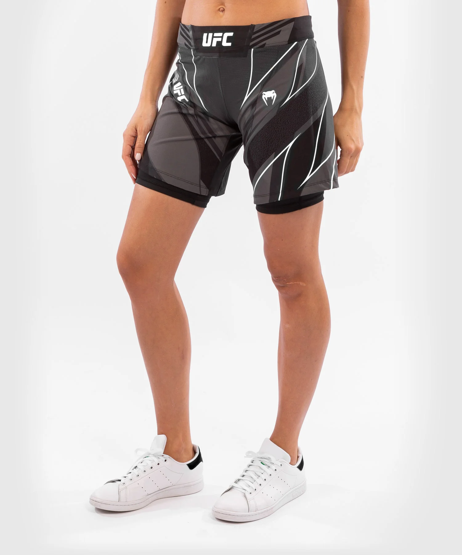 Fightshort Femme UFC Venum Authentic Fight Night - Coupe Longue - Noir - Image 4