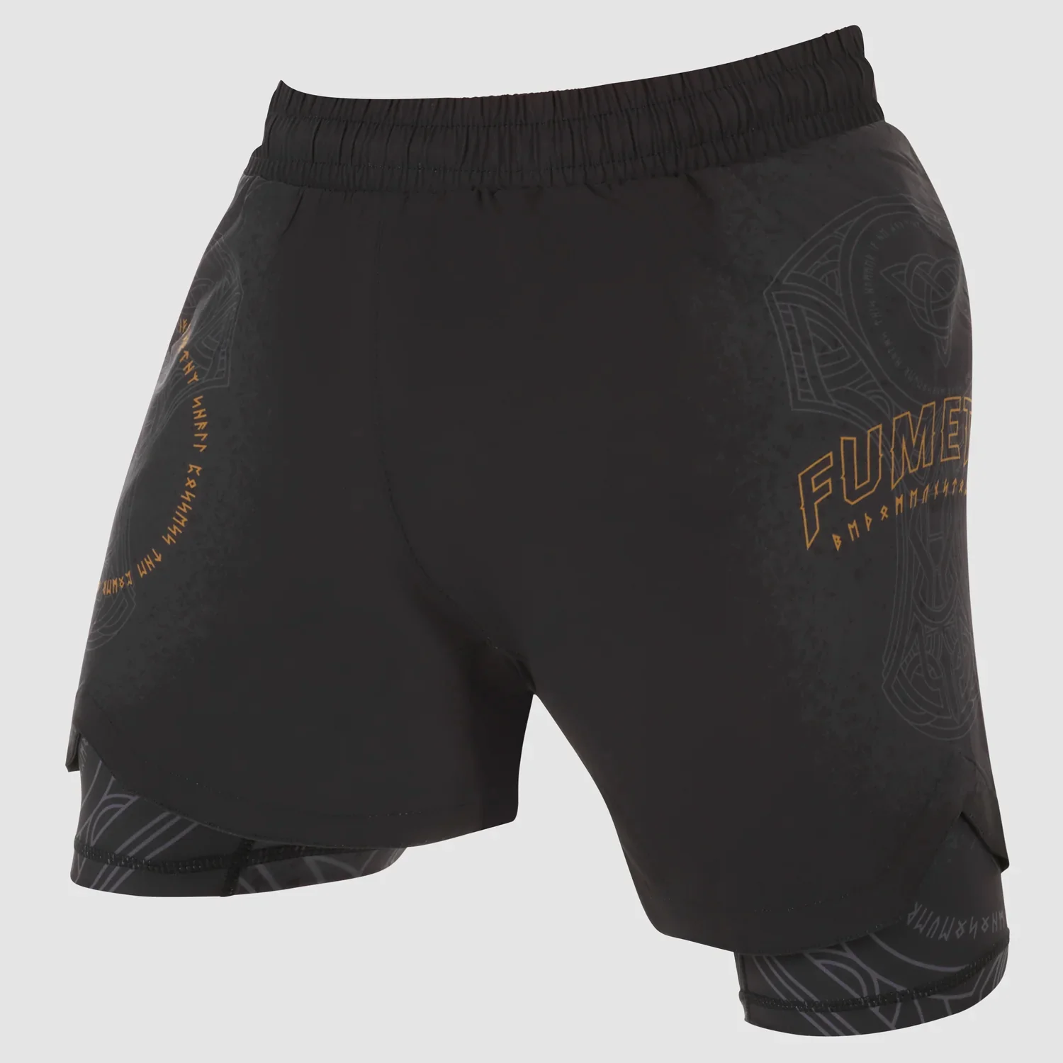 Short de MMA Fumetsu Mjolnir Dual Layer - Noir/Bronze