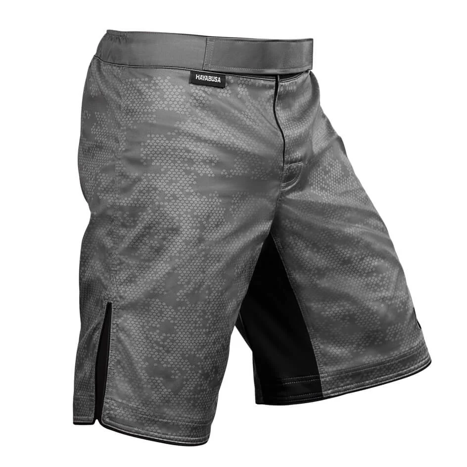 Short de MMA Hayabusa Hexagon - Gris - Image 2