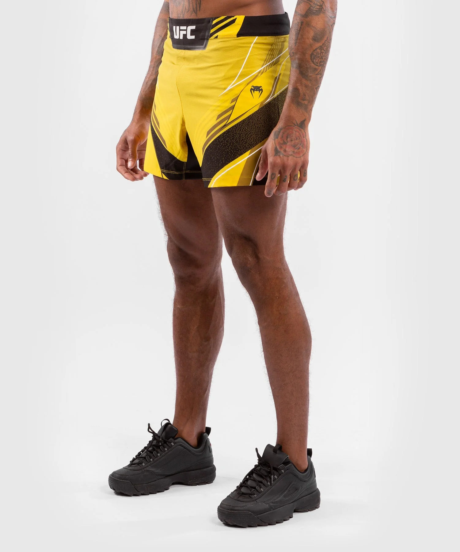 Fightshort Homme UFC Venum Authentic Fight Night - Coupe Courte - Jaune - Image 3