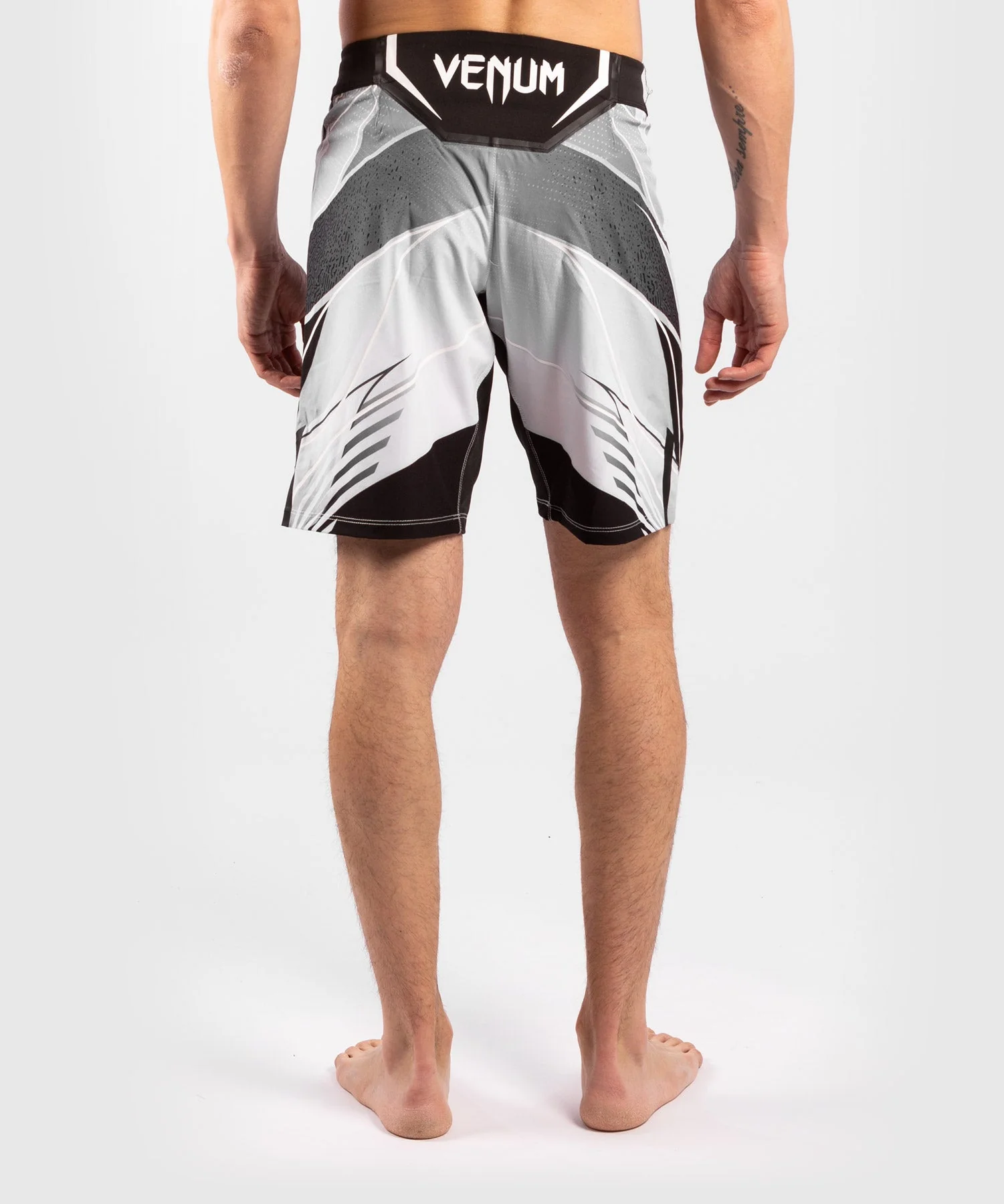 Fightshort Homme UFC Venum Authentic Fight Night - Coupe Longue - Blanc - Image 2