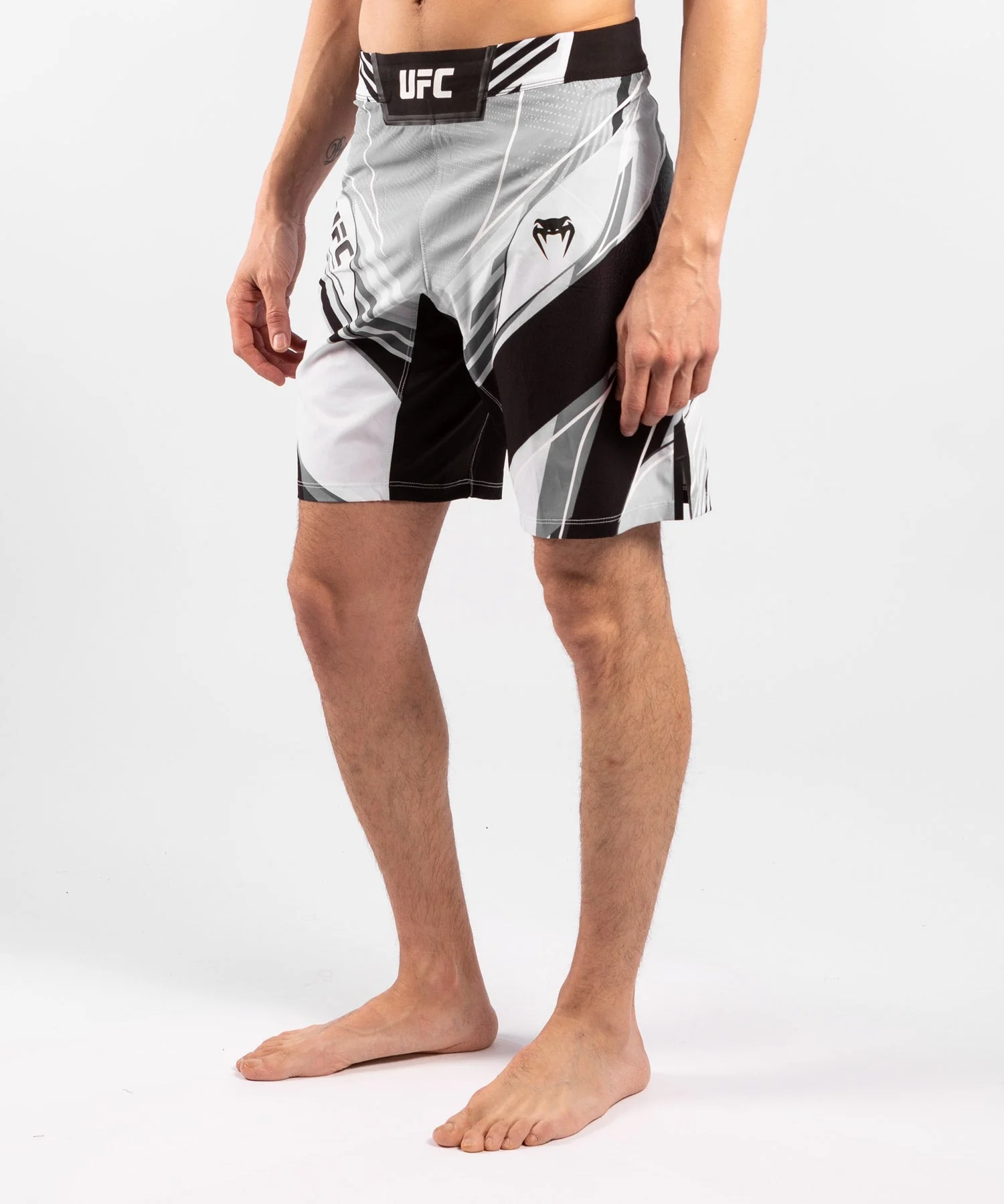Fightshort Homme UFC Venum Authentic Fight Night - Coupe Longue - Blanc - Image 3
