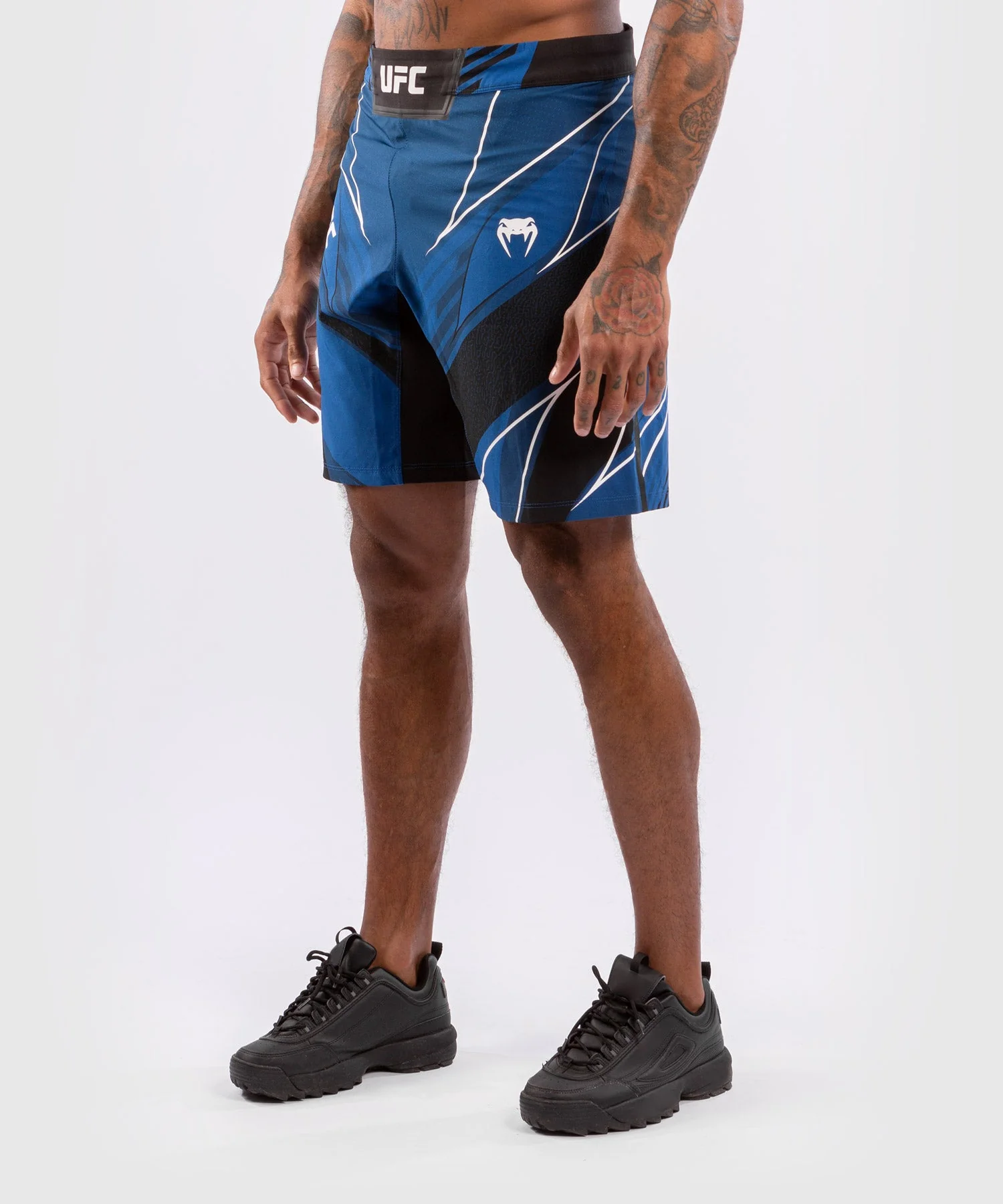 Fightshort Homme UFC Venum Authentic Fight Night - Coupe Longue - Bleu - Image 3