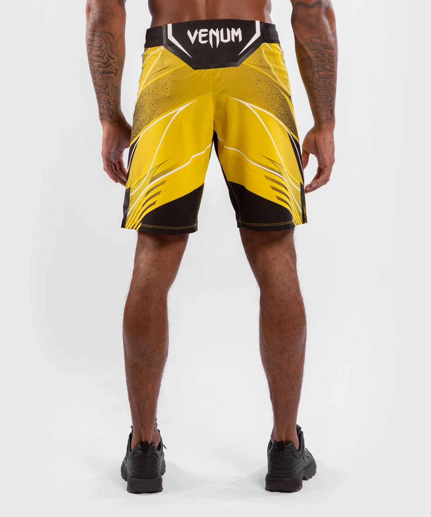 Fightshort Homme UFC Venum Authentic Fight Night - Coupe Longue - Jaune - Image 2