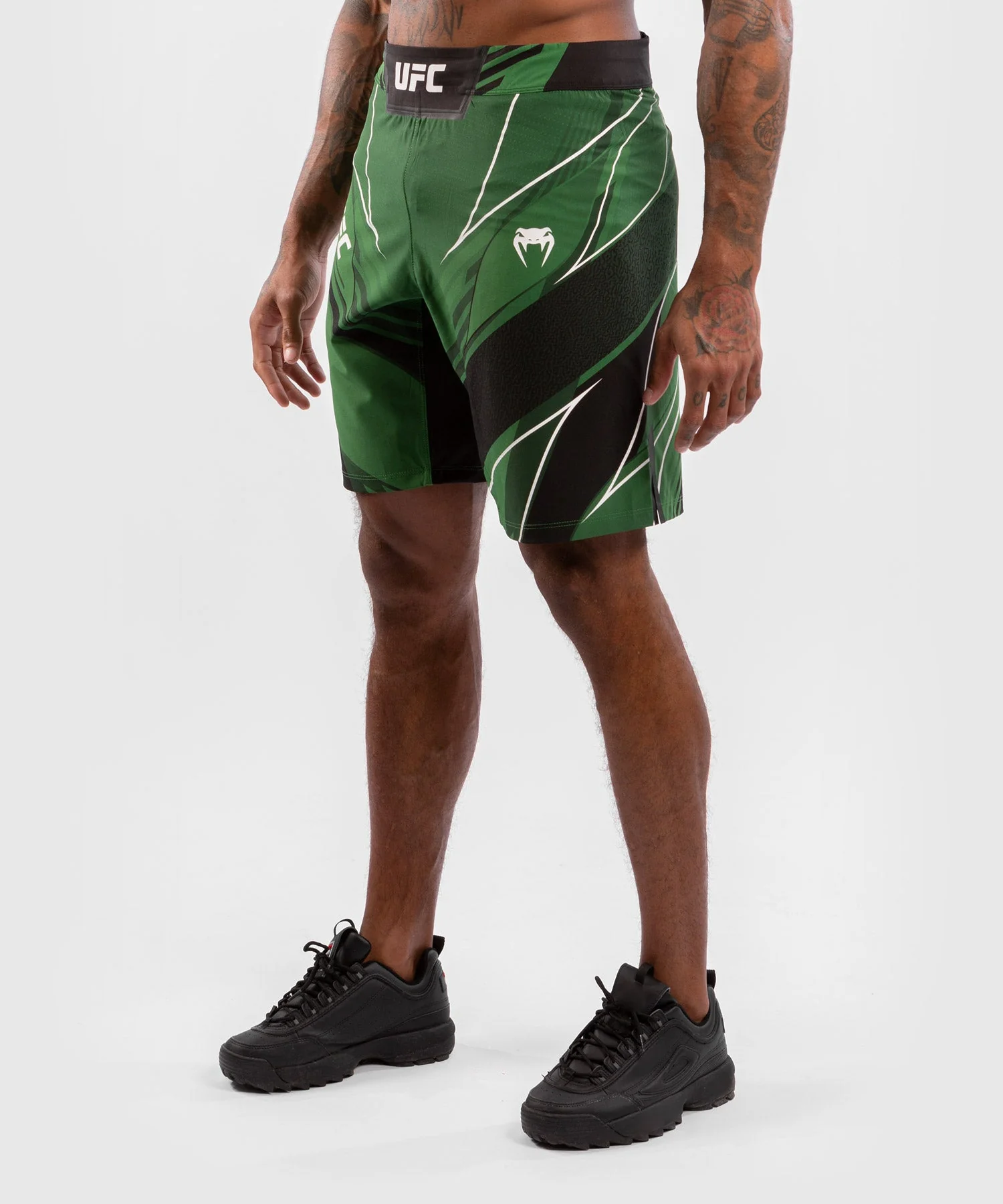 Fightshort Homme UFC Venum Authentic Fight Night - Coupe Longue - Vert - Image 3
