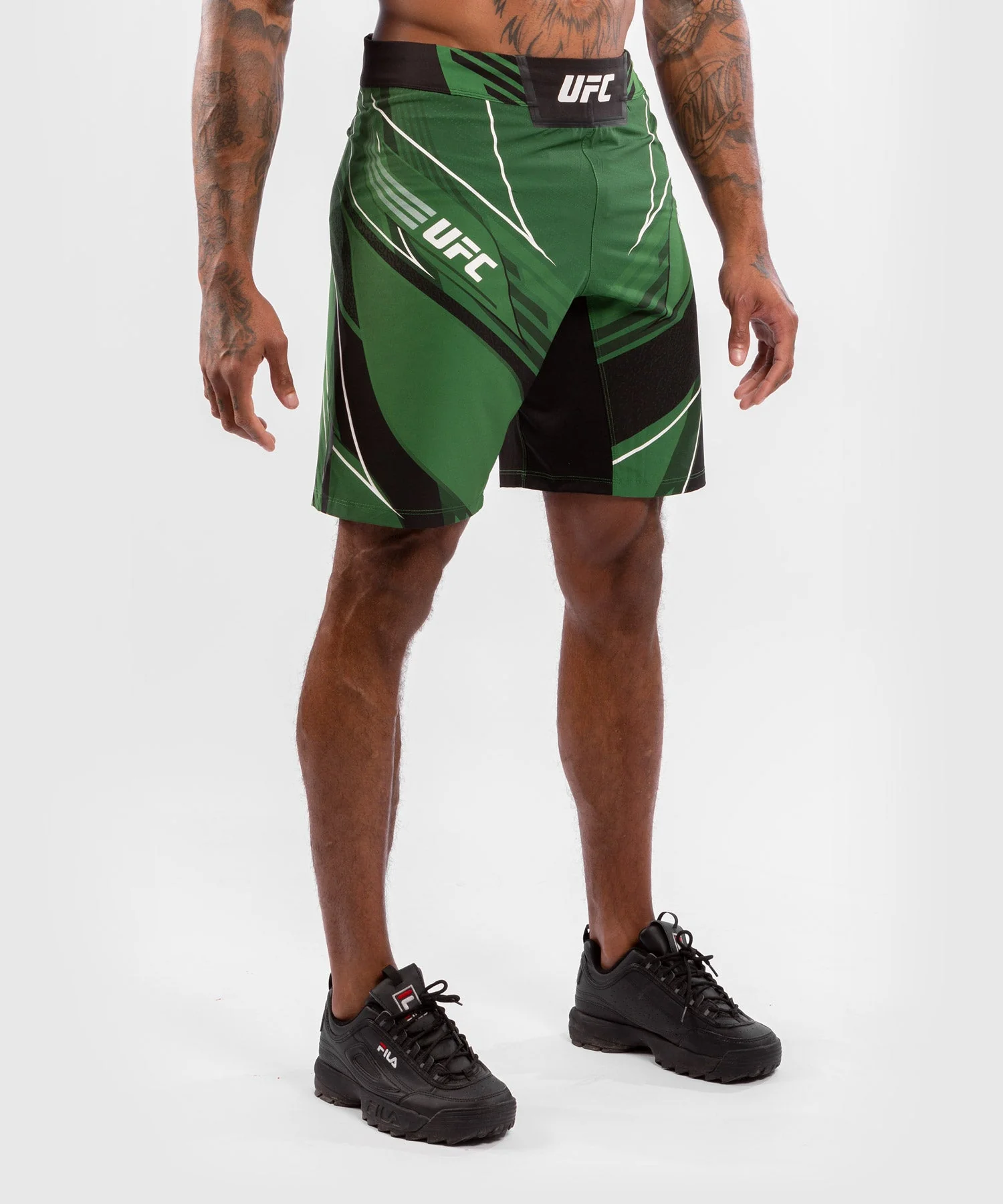 Fightshort Homme UFC Venum Authentic Fight Night - Coupe Longue - Vert - Image 4