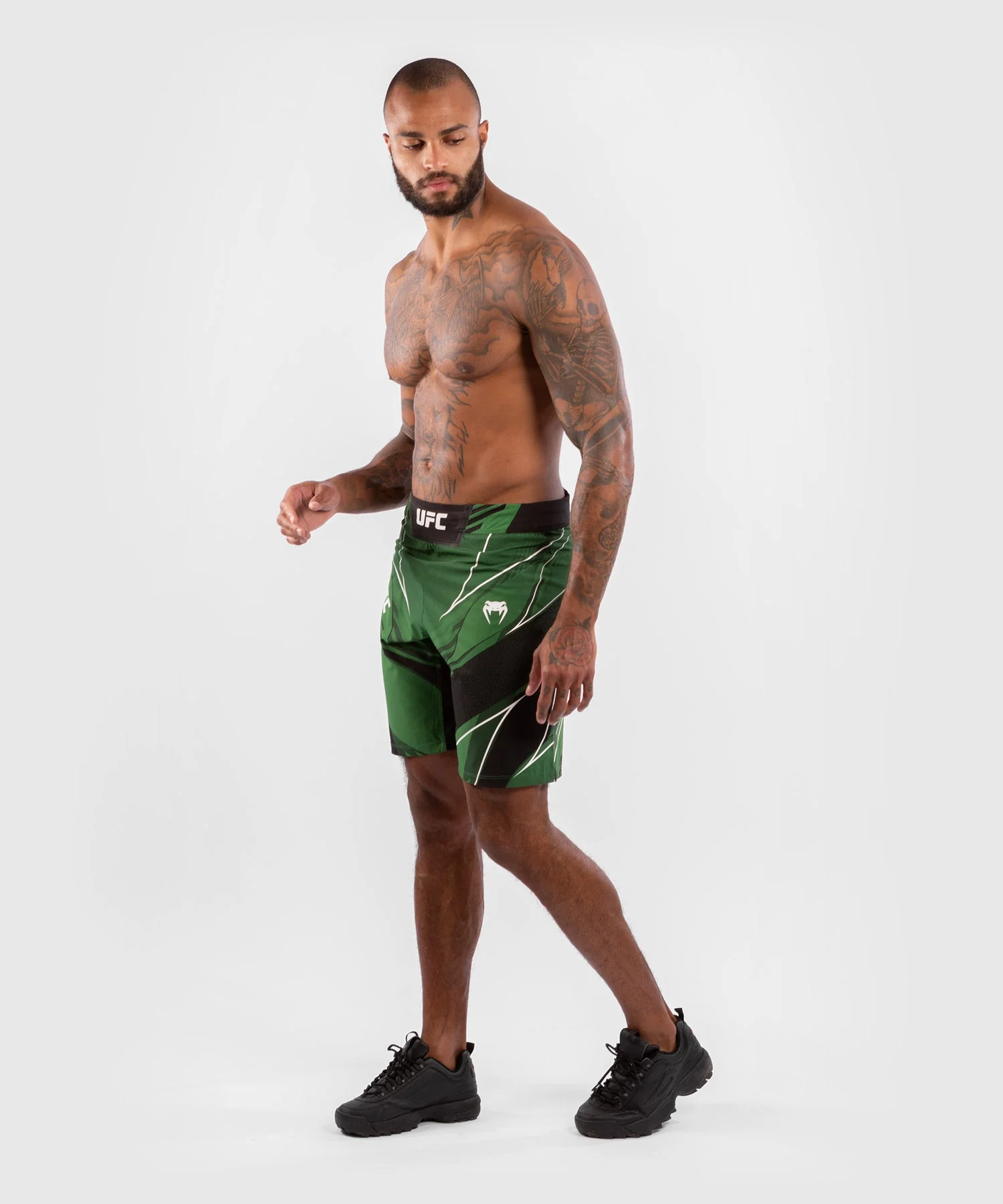 Fightshort Homme UFC Venum Authentic Fight Night - Coupe Longue - Vert - Image 7