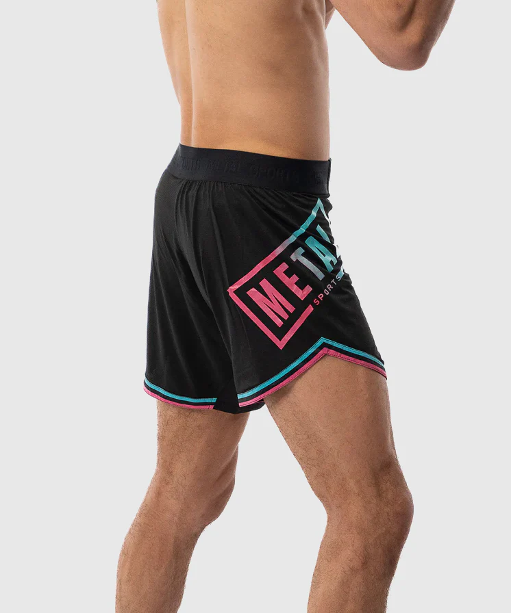 Short de MMA Metal Boxe Miami - Noir - Image 2