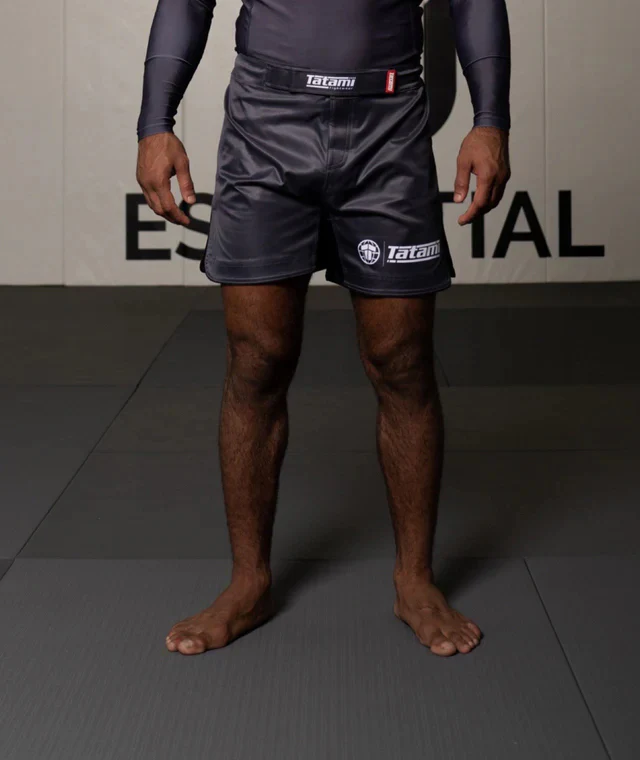 Fightshort Mid Cut Tatami Fightwear Impact - Gris - Image 5