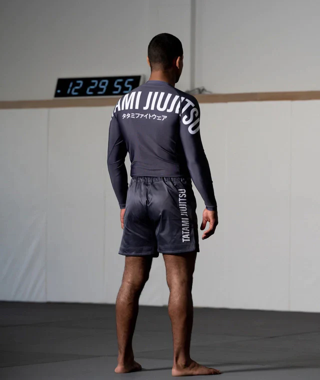 Fightshort Mid Cut Tatami Fightwear Impact - Gris - Image 7