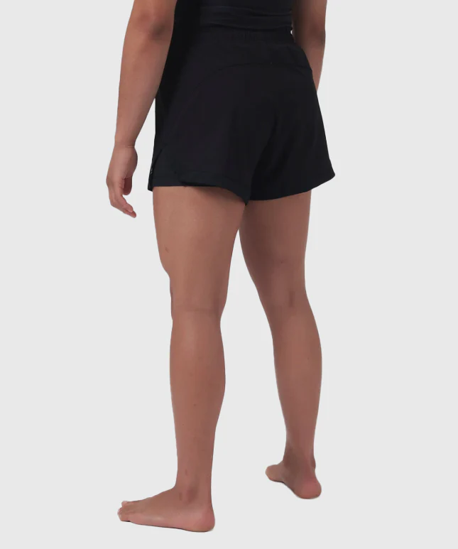 Short de MMA Pour Femme Kingz Hybrid - Noir - Image 2