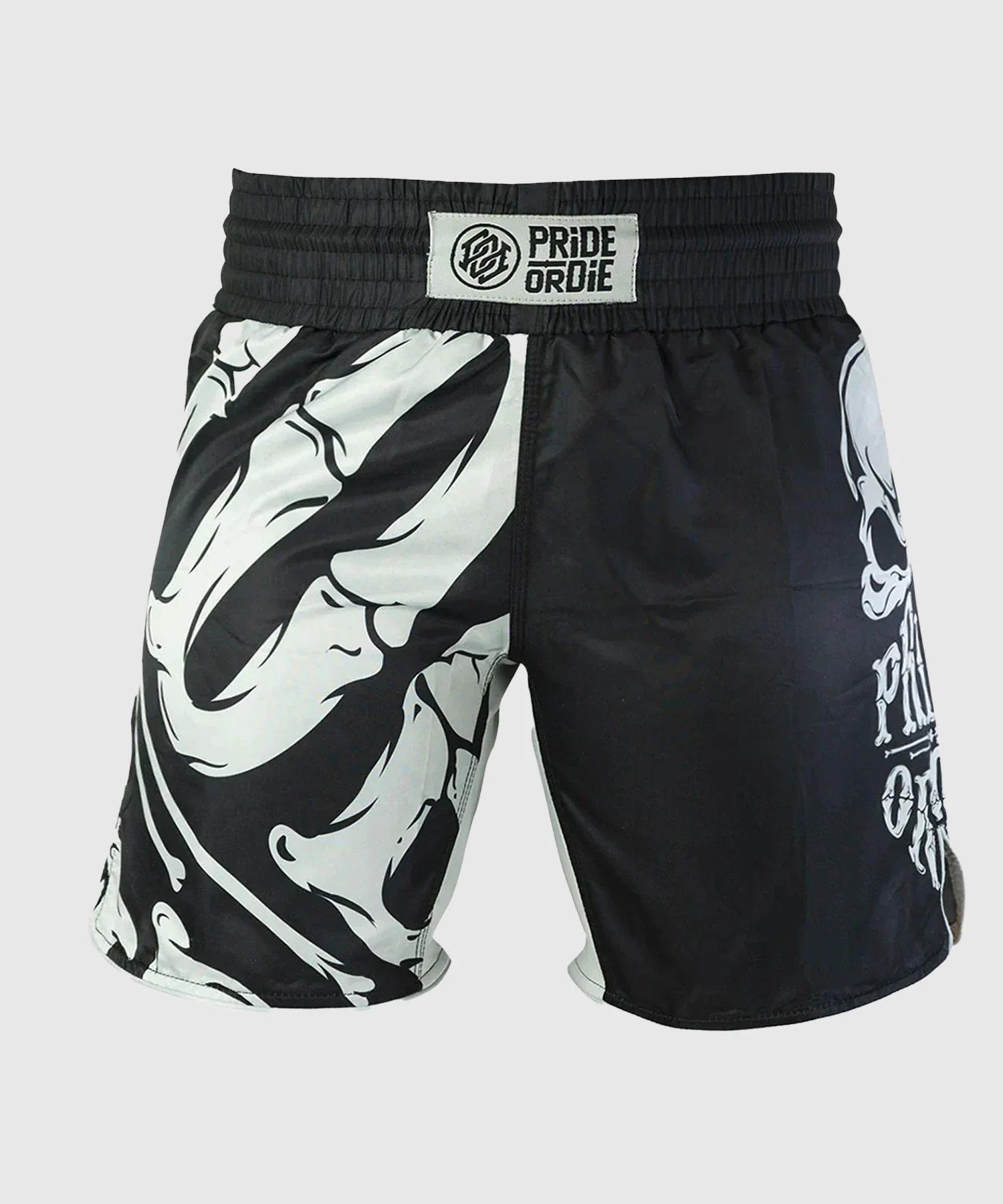 Short de MMA Pride Or Die Reckless Bones - Noir - Image 3
