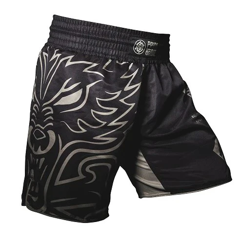 Short de MMA Pride Or Die Wolf Pack - Noir - Image 2