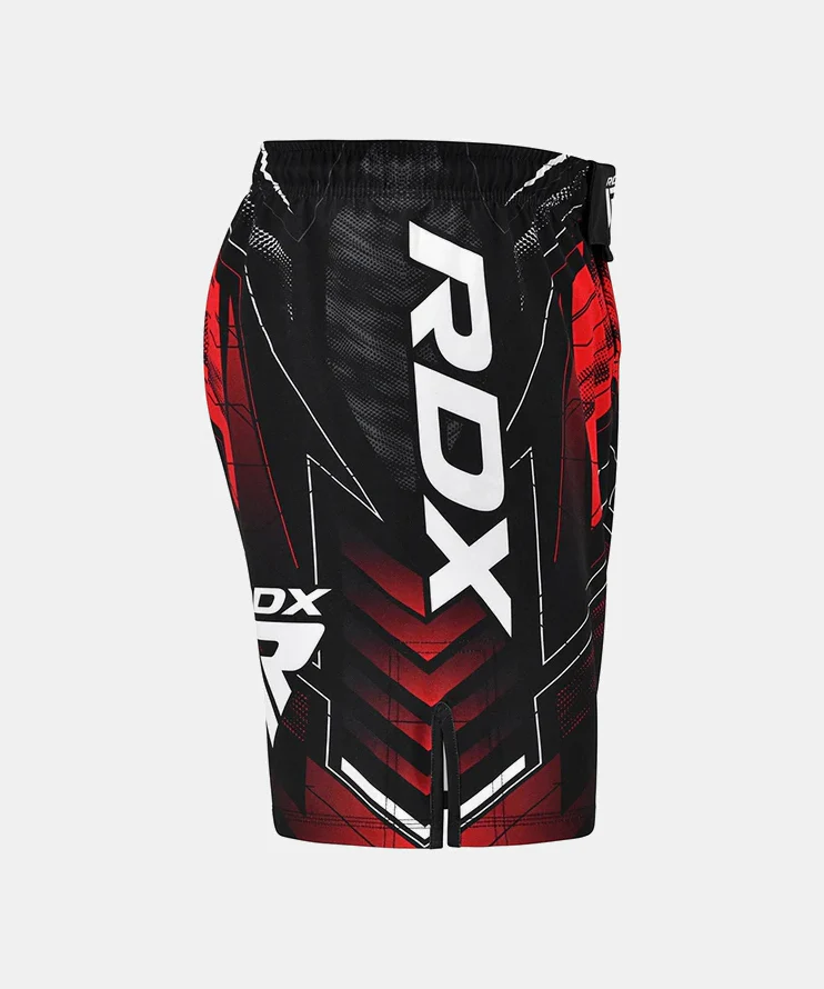 Short de MMA Rdx Approuvé IMMAF - Noir/Rouge - Image 5