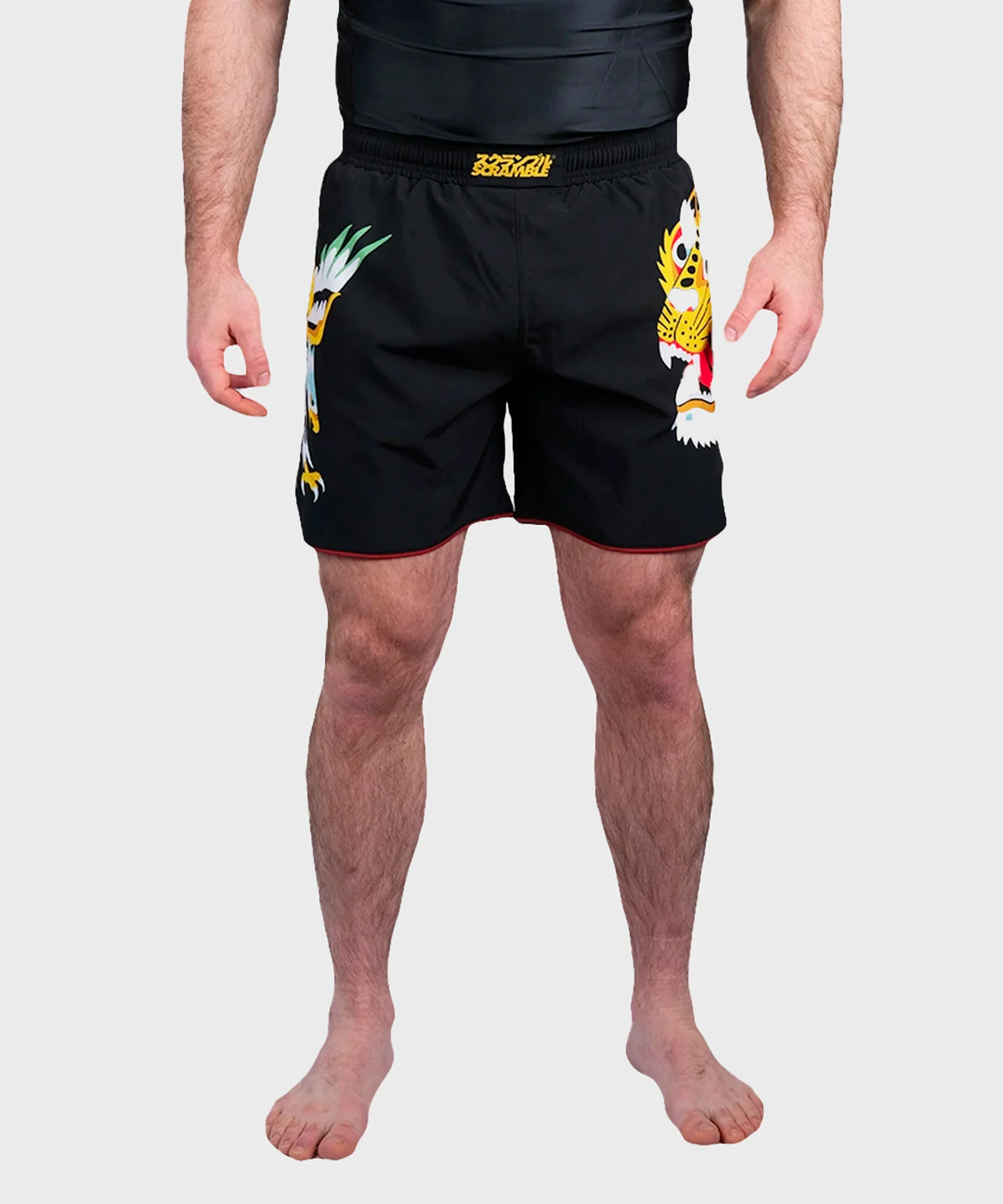 Short de MMA Scramble Sukajan - Noir
