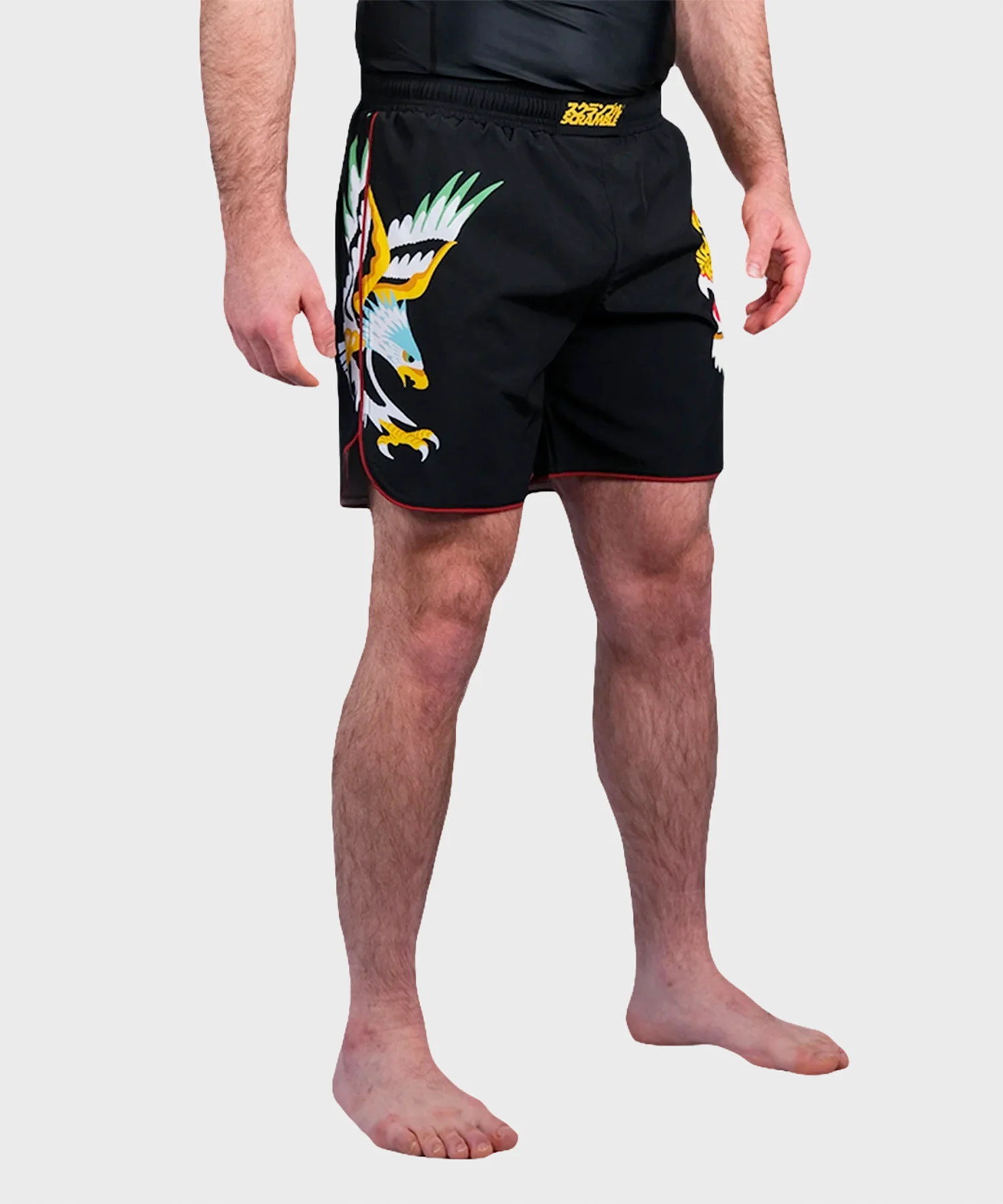Short de MMA Scramble Sukajan - Noir - Image 9
