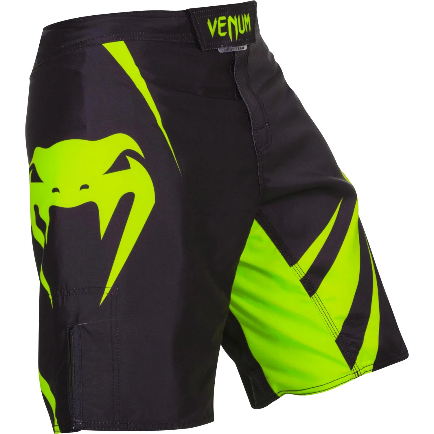 Fightshort Venum Challenger - Noir/Jaune Fluo - Image 3