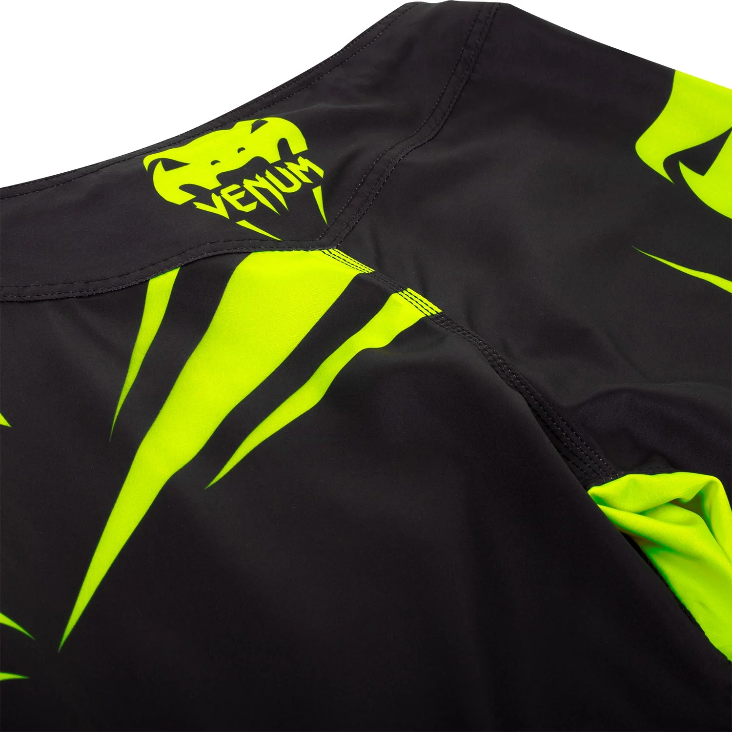 Fightshort Venum Challenger - Noir/Jaune Fluo - Image 5