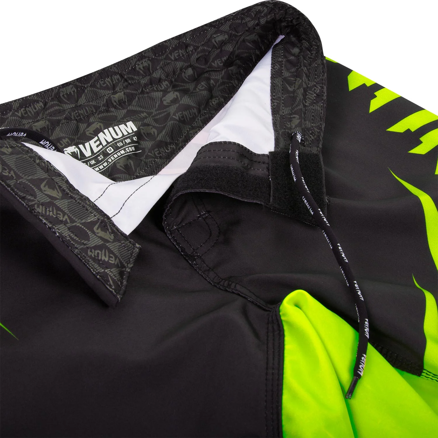 Fightshort Venum Challenger - Noir/Jaune Fluo - Image 7