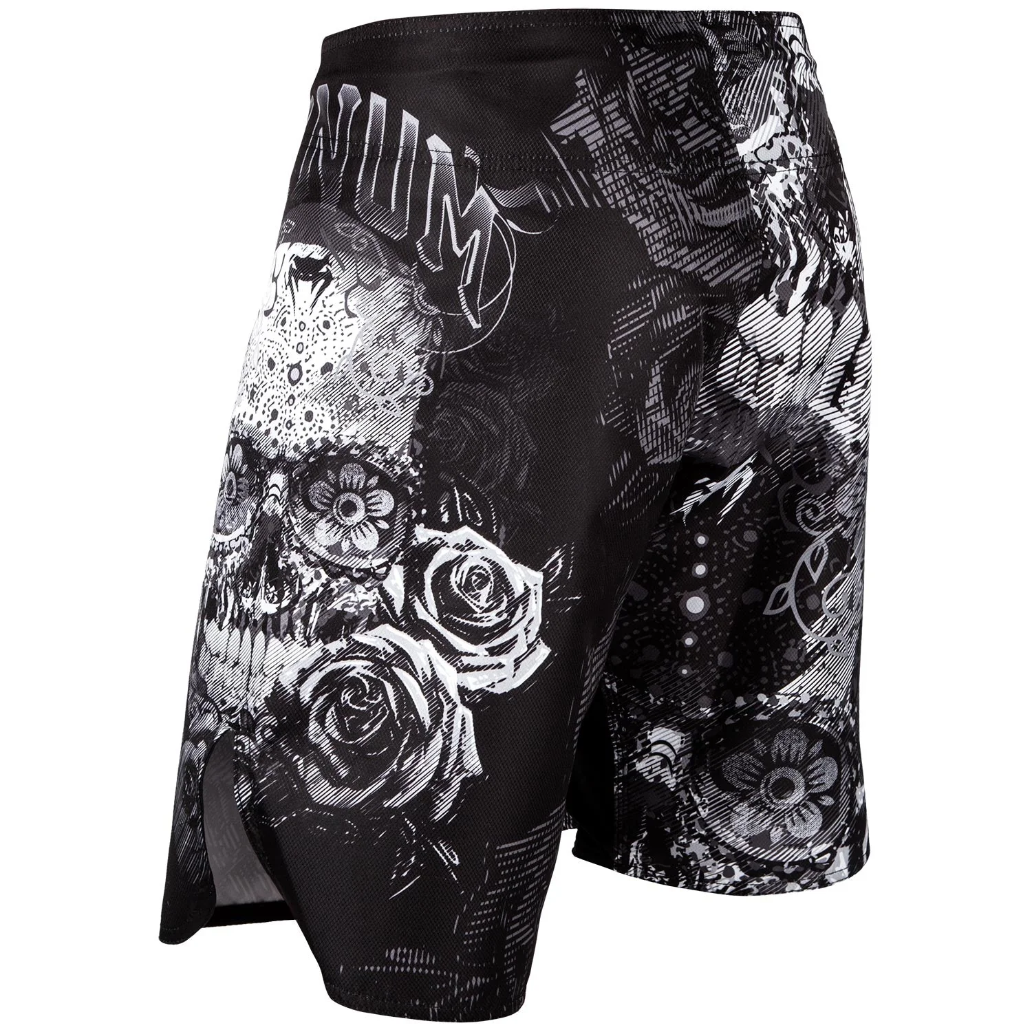 Fightshort Venum Santa Muerte 3.0 - Noir/Blanc - Image 3