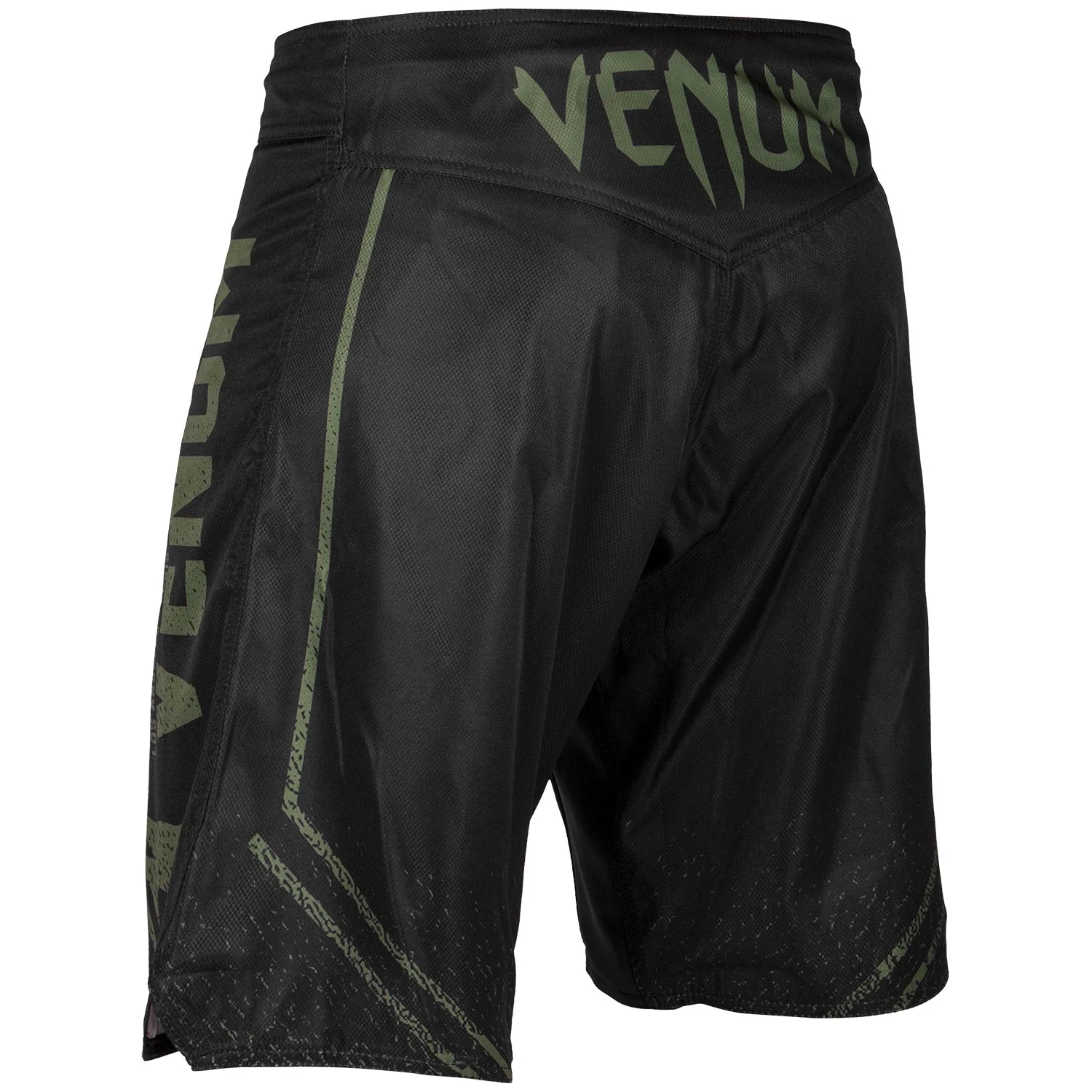 Fightshort Venum Signature - Noir/Kaki - Exclusivité - Image 3
