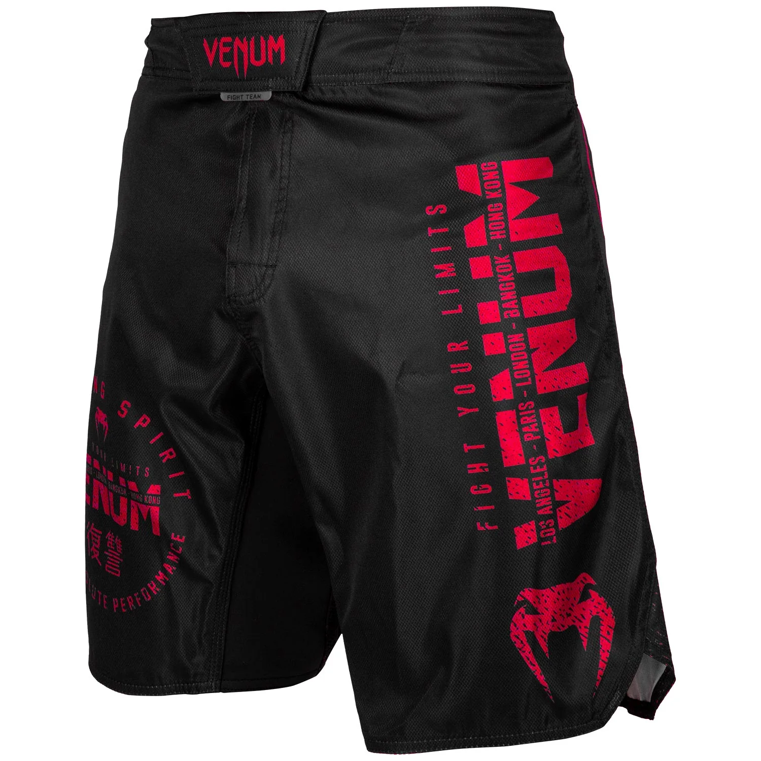 Fightshort Venum Signature - Noir/Rouge - Image 2